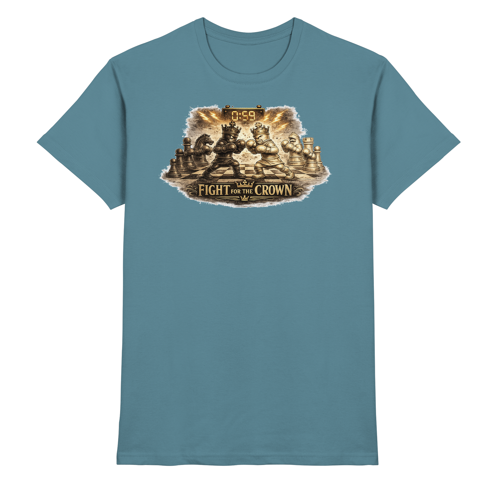 Schach/ FIGHT FOR THE CROWN - Premium Shirt