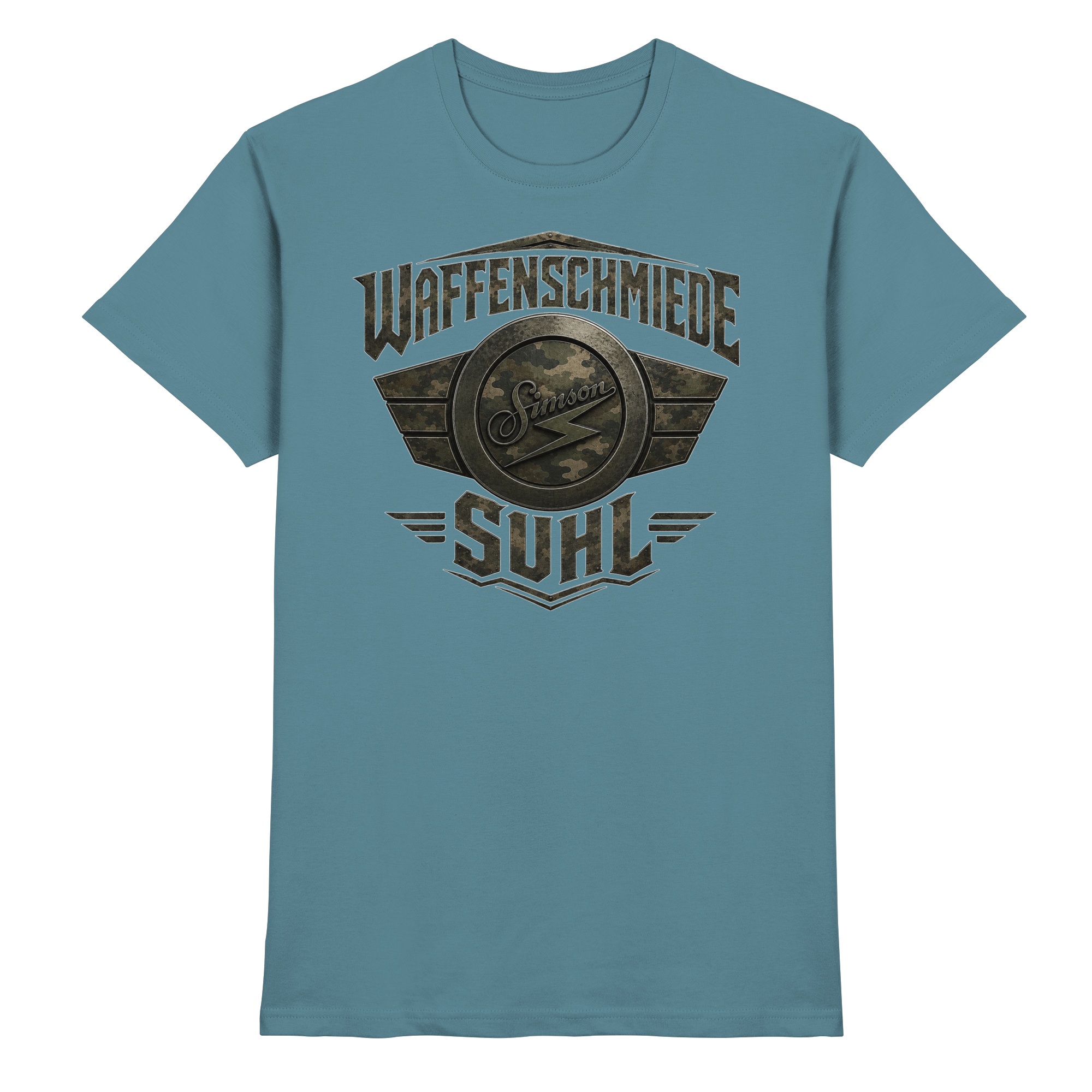 Simson IFA DDR Ostdeutschland Waffenschmiede Suhl Geschenk - Premium Shirt