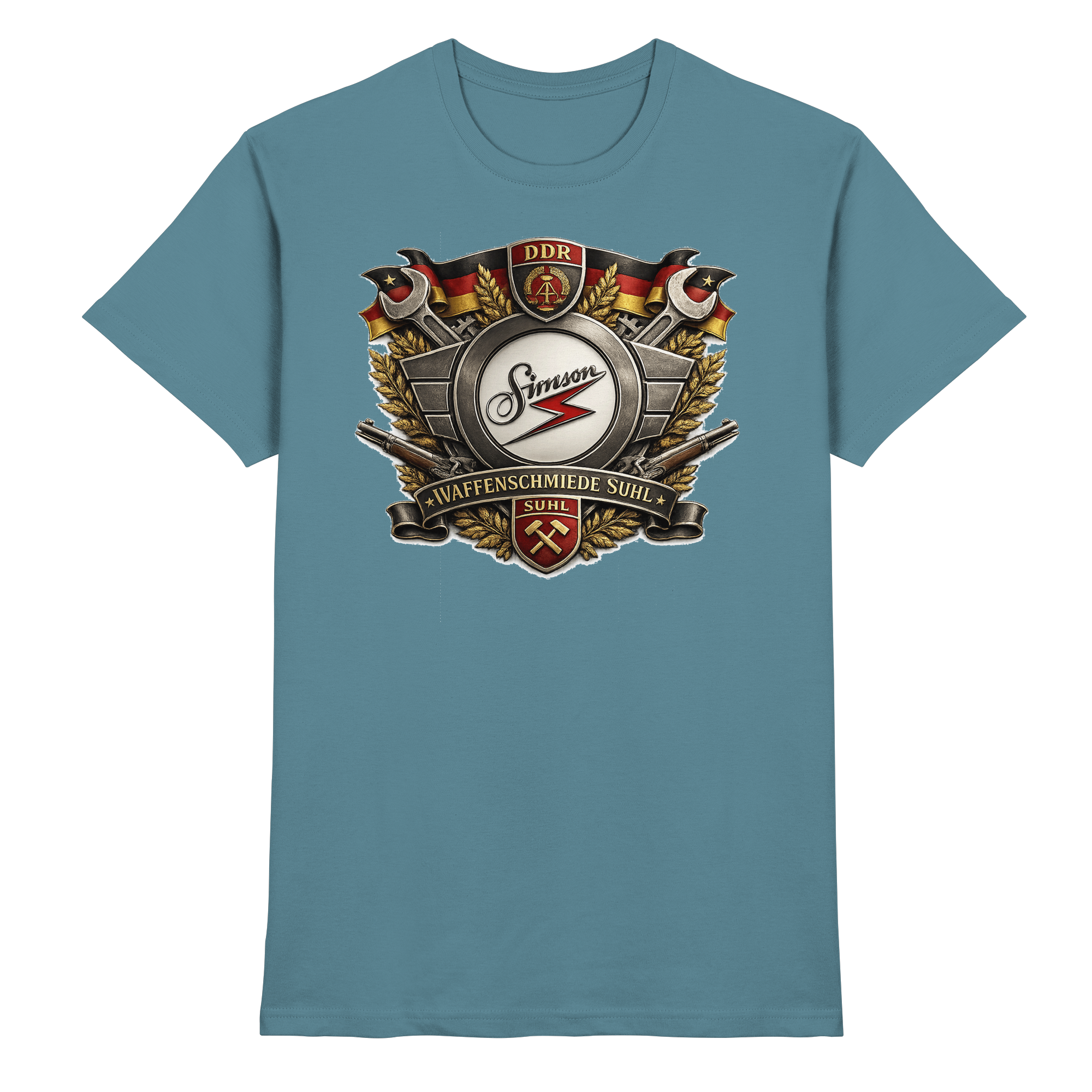 Simson Waffenschmiede Suhl Geschenk - Premium Shirt