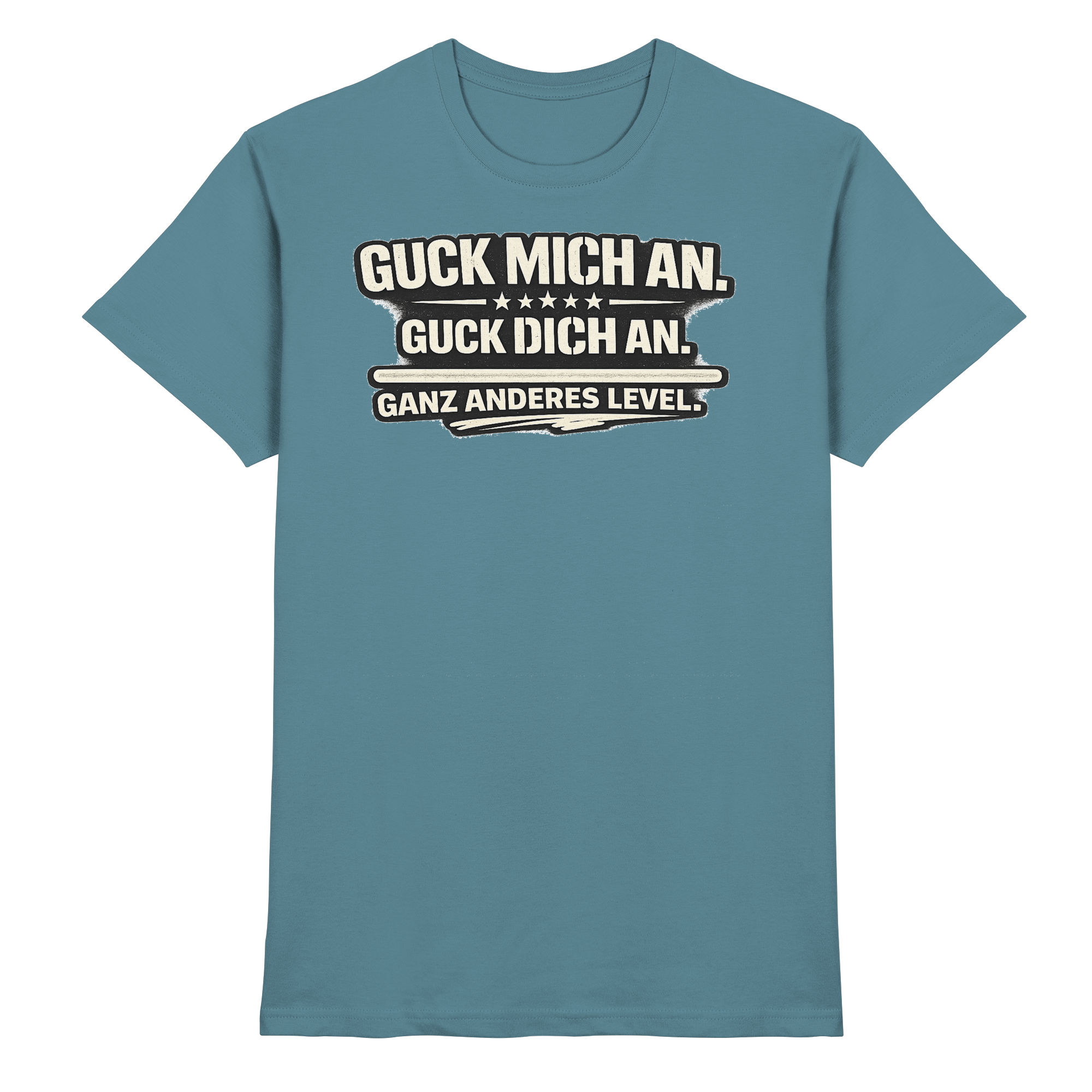 Lustige Sprüche GUCK MICH AN  - Premium Shirt