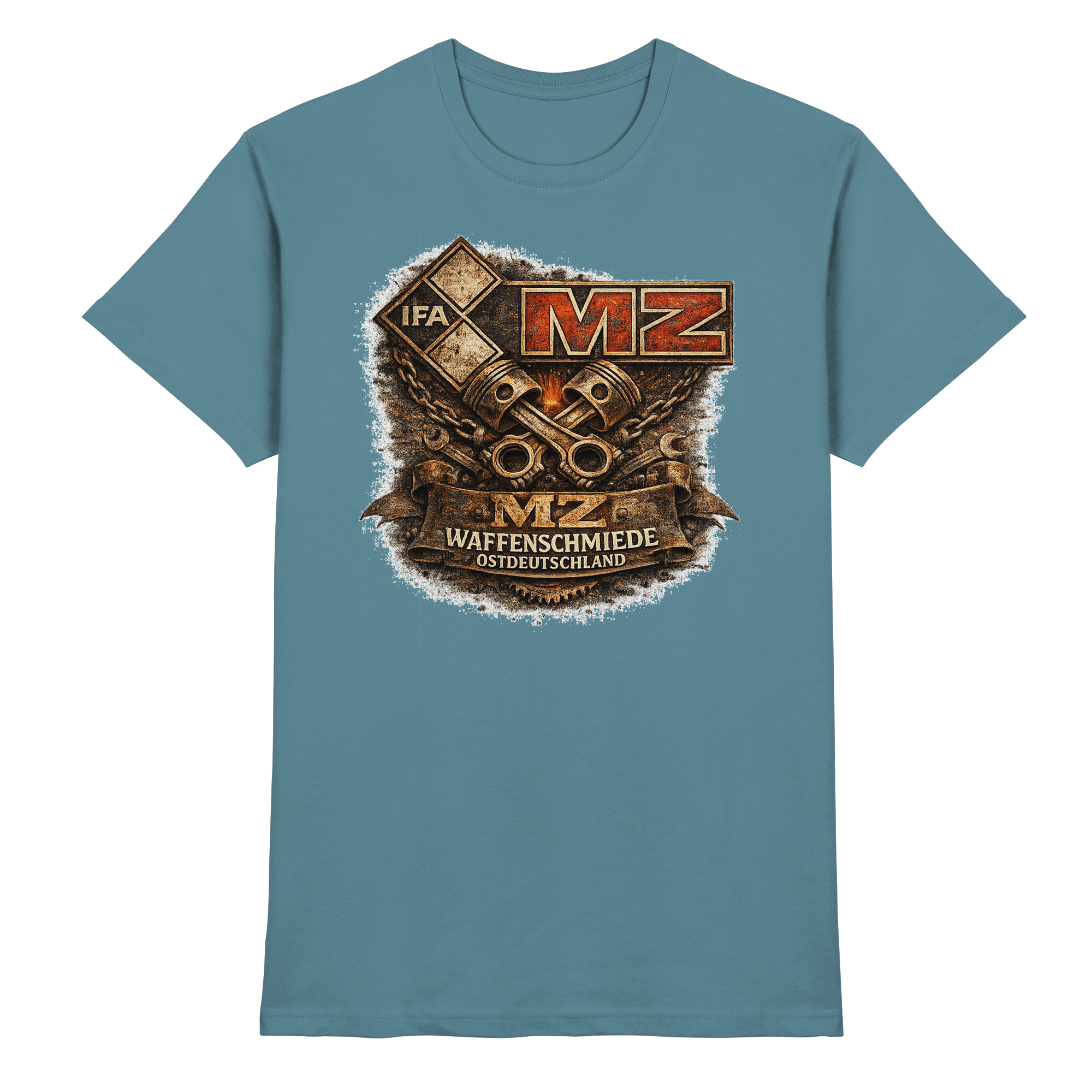 MZ IFA Waffenschmiede Ostdeutschland - Premium Shirt