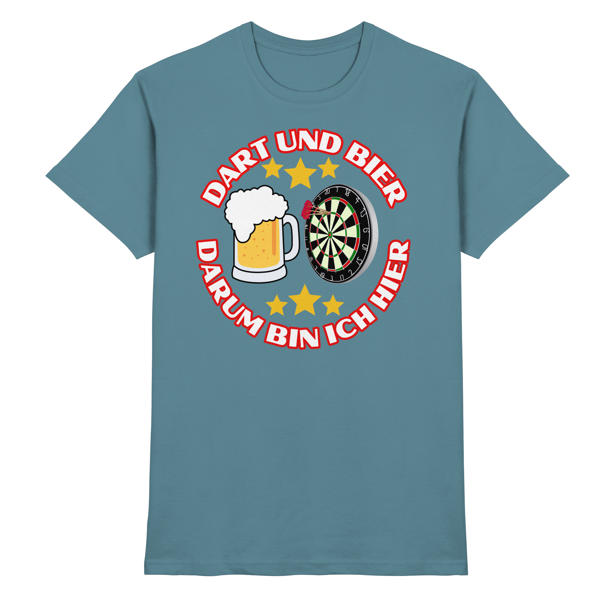 DART UND BIER - Premium Shirt