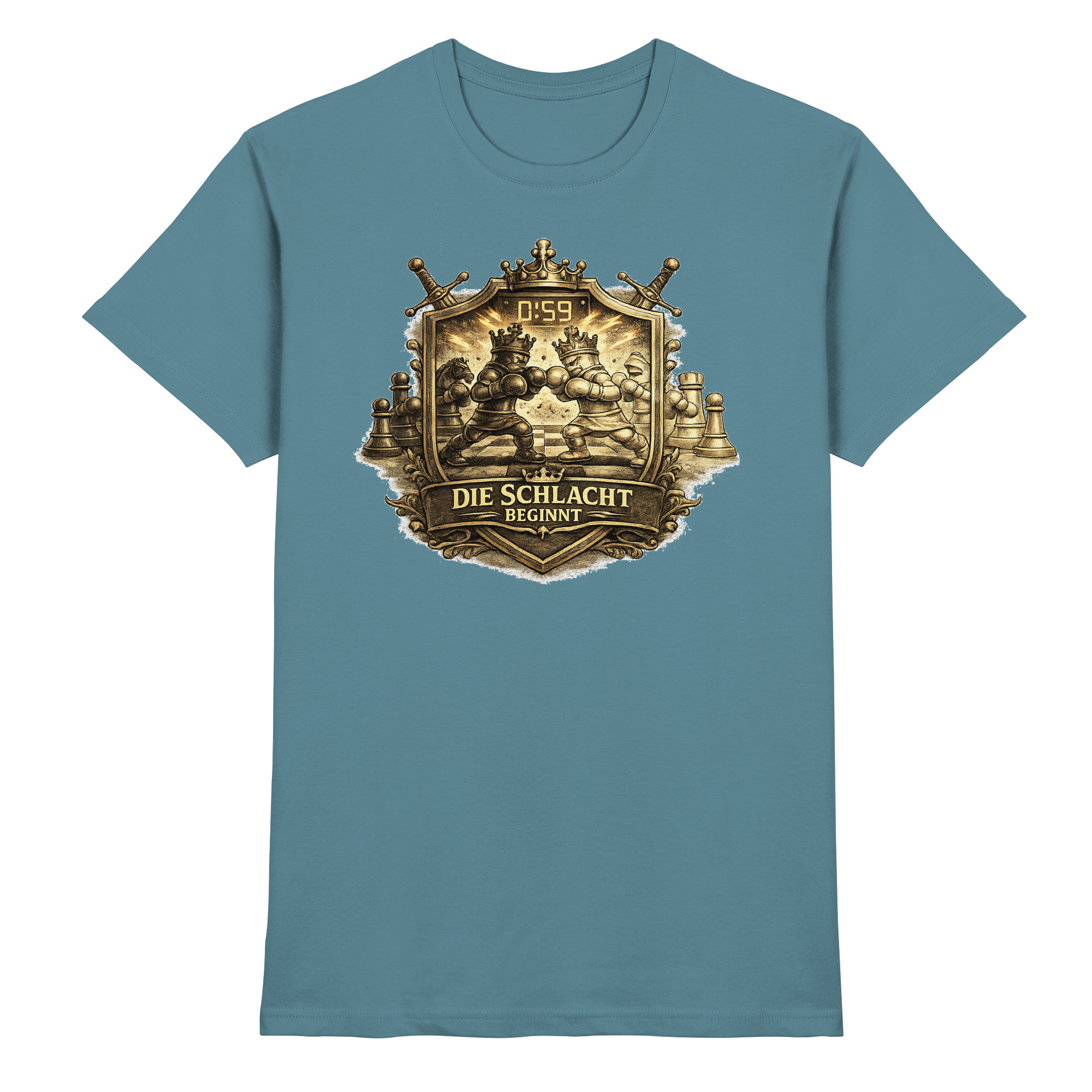 Schach/ DIE SCHLACHT BEGINNT - Premium Shirt