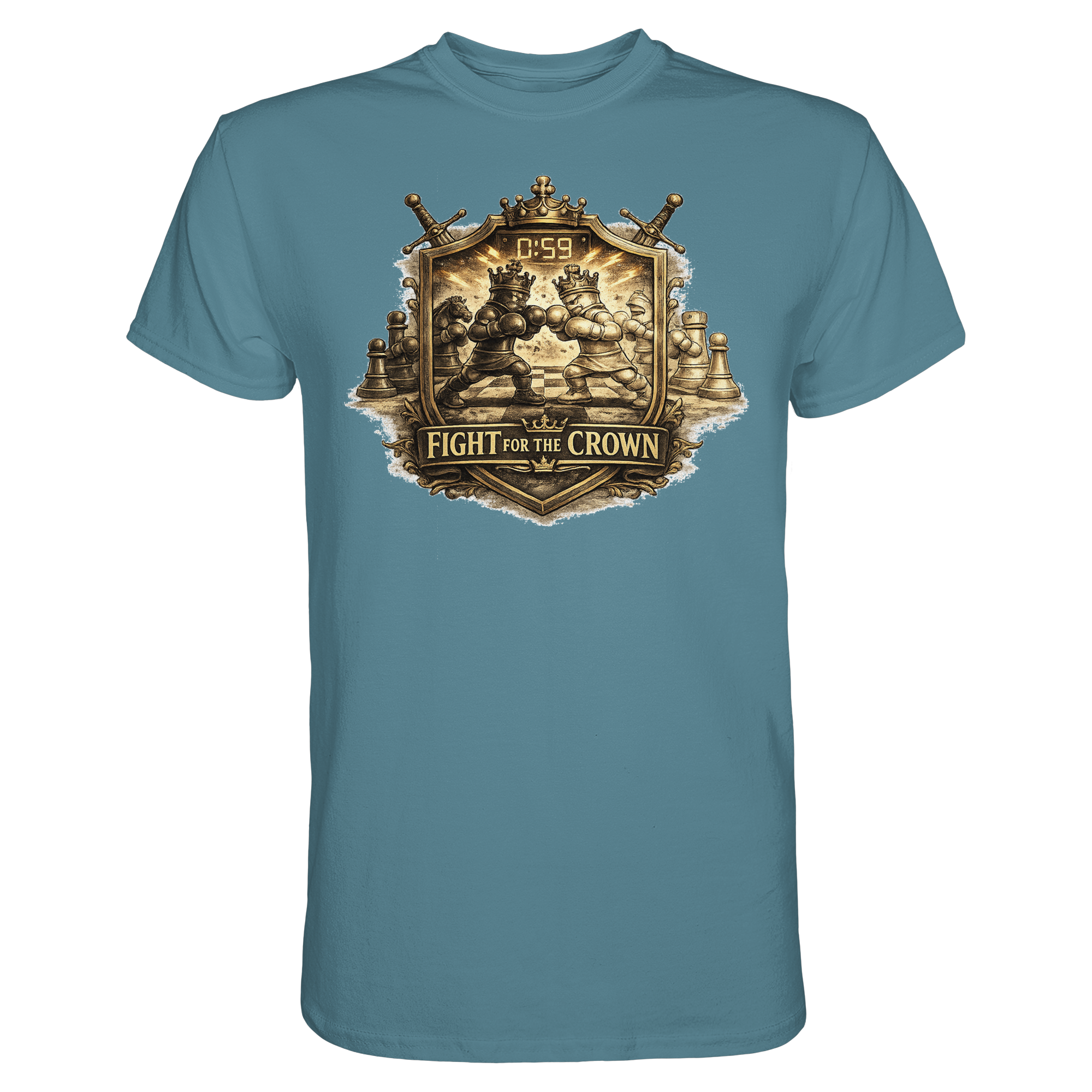 Schach Chess Fight for the Crown - Premium Shirt