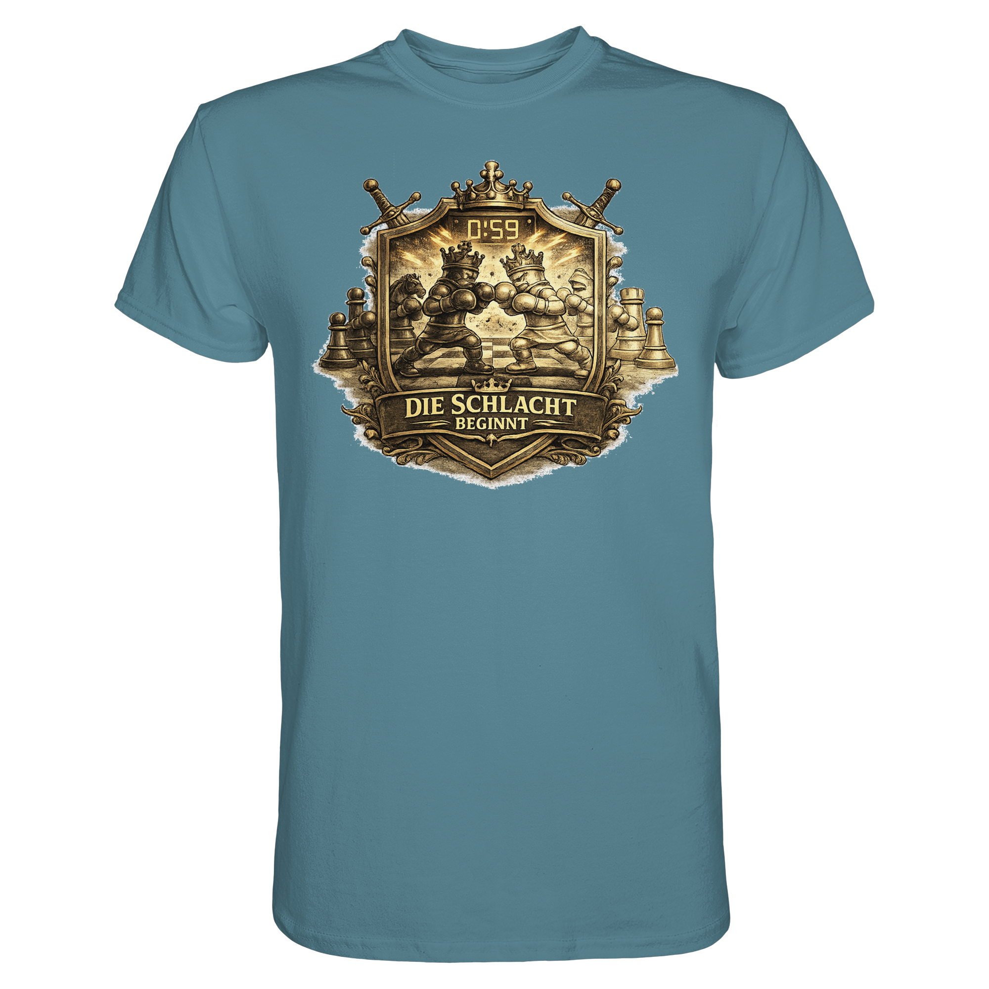 Schach/ DIE SCHLACHT BEGINNT - Premium Shirt