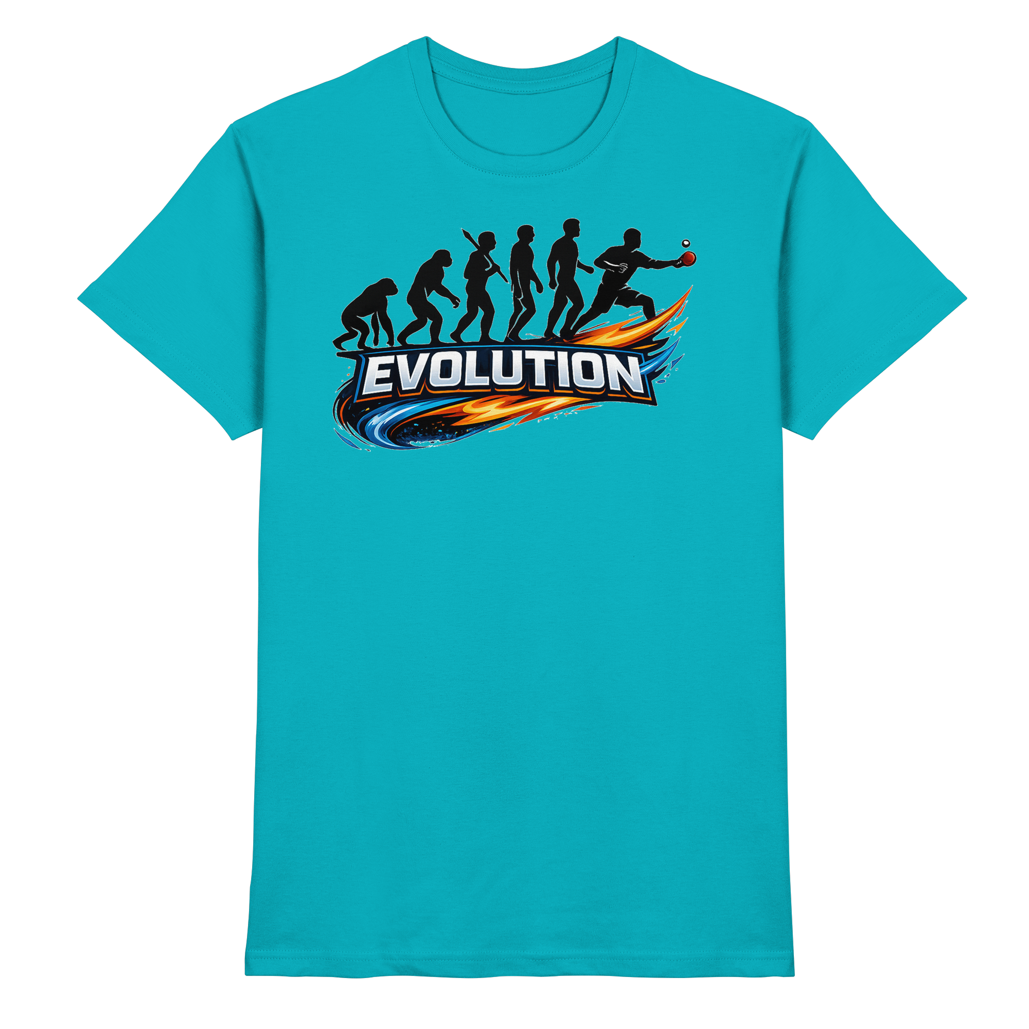 Tischtennis Evolution Sport Geschenk - Premium Shirt