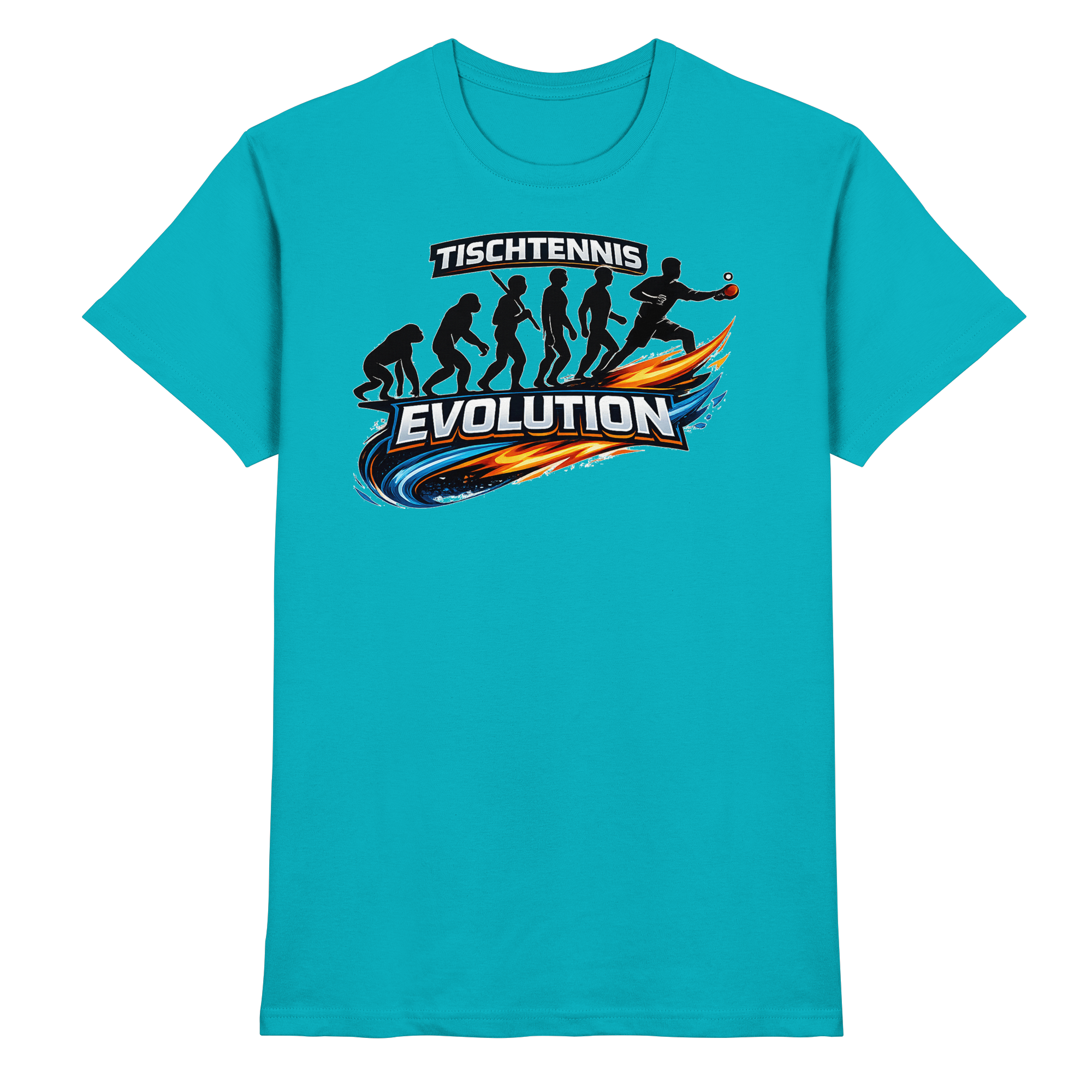 Tischtennis Evolution Sport Geschenk - Premium Shirt