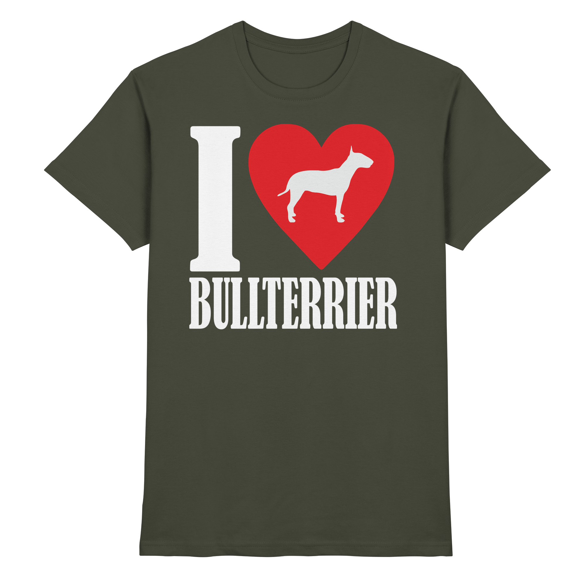 I LOVE BULLTERRIER - Premium Shirt
