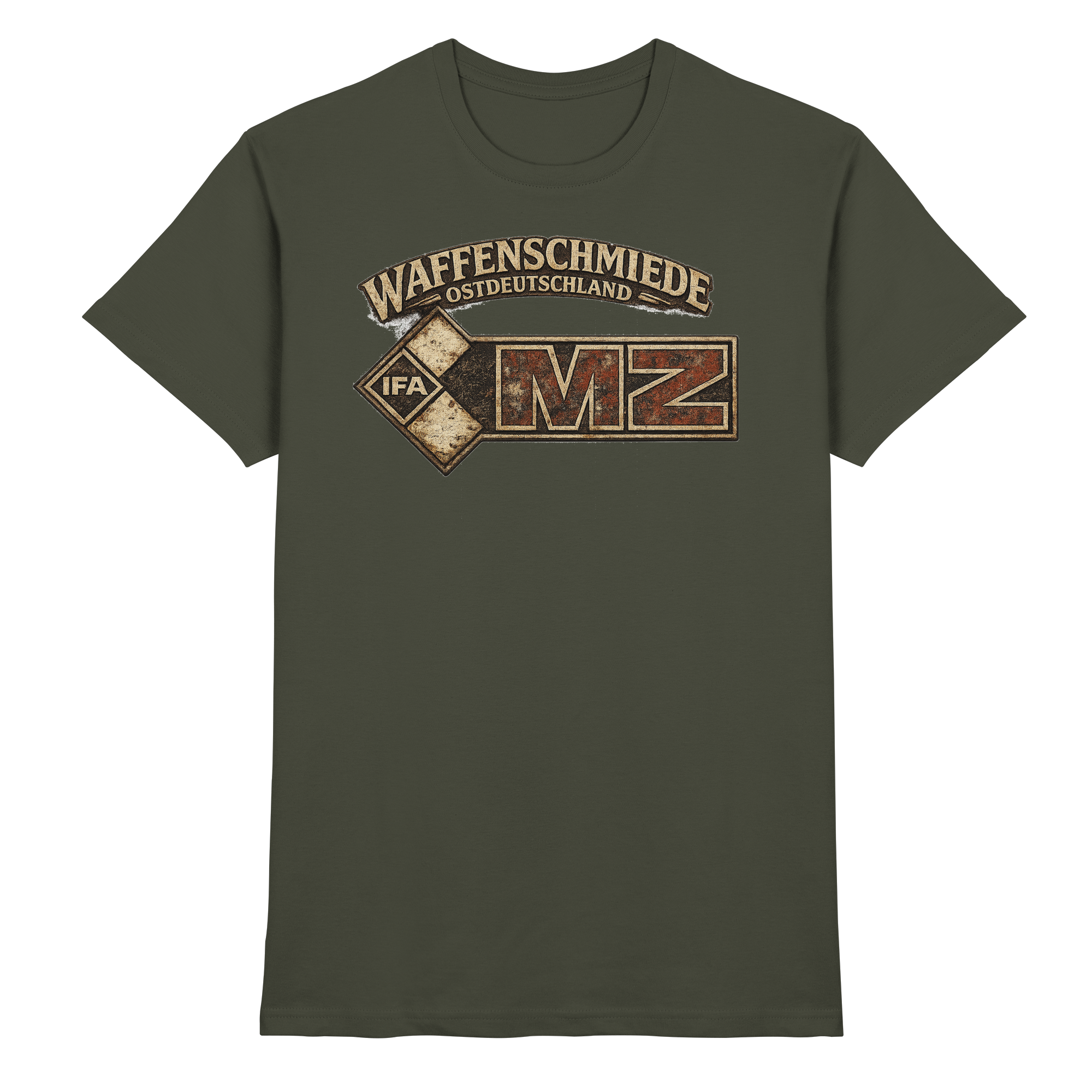 MZ IFA Waffenschmiede Ostdeutschland - Premium Shirt
