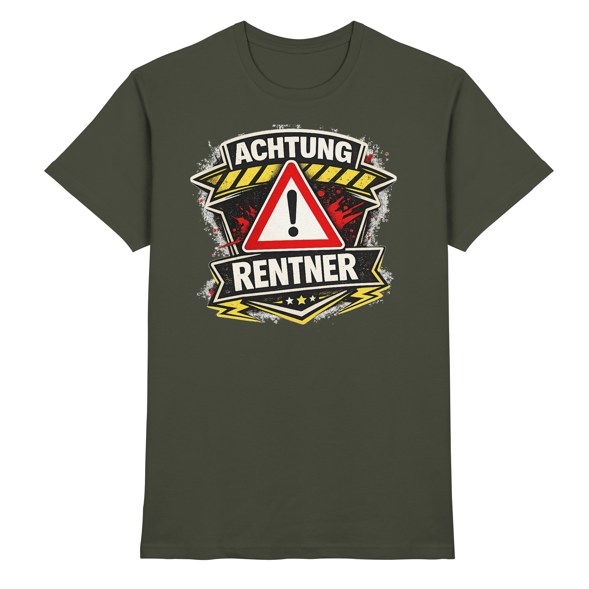 ACHTUNG RENTNER Geschenk - Premium Shirt