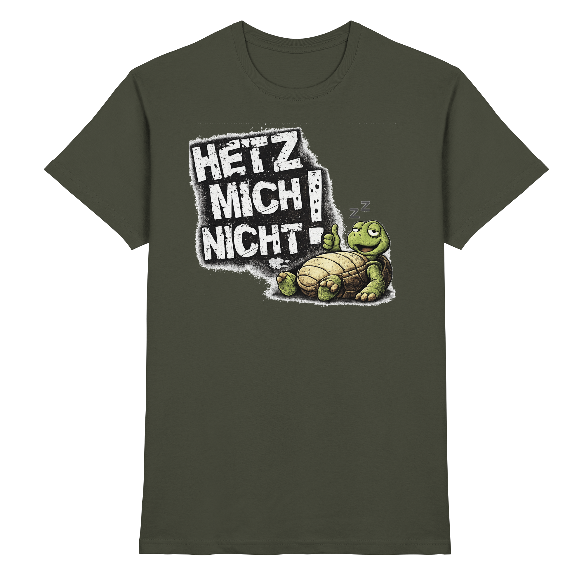 Lustige Sprüche HETZ MICH NICHT - Premium Shirt