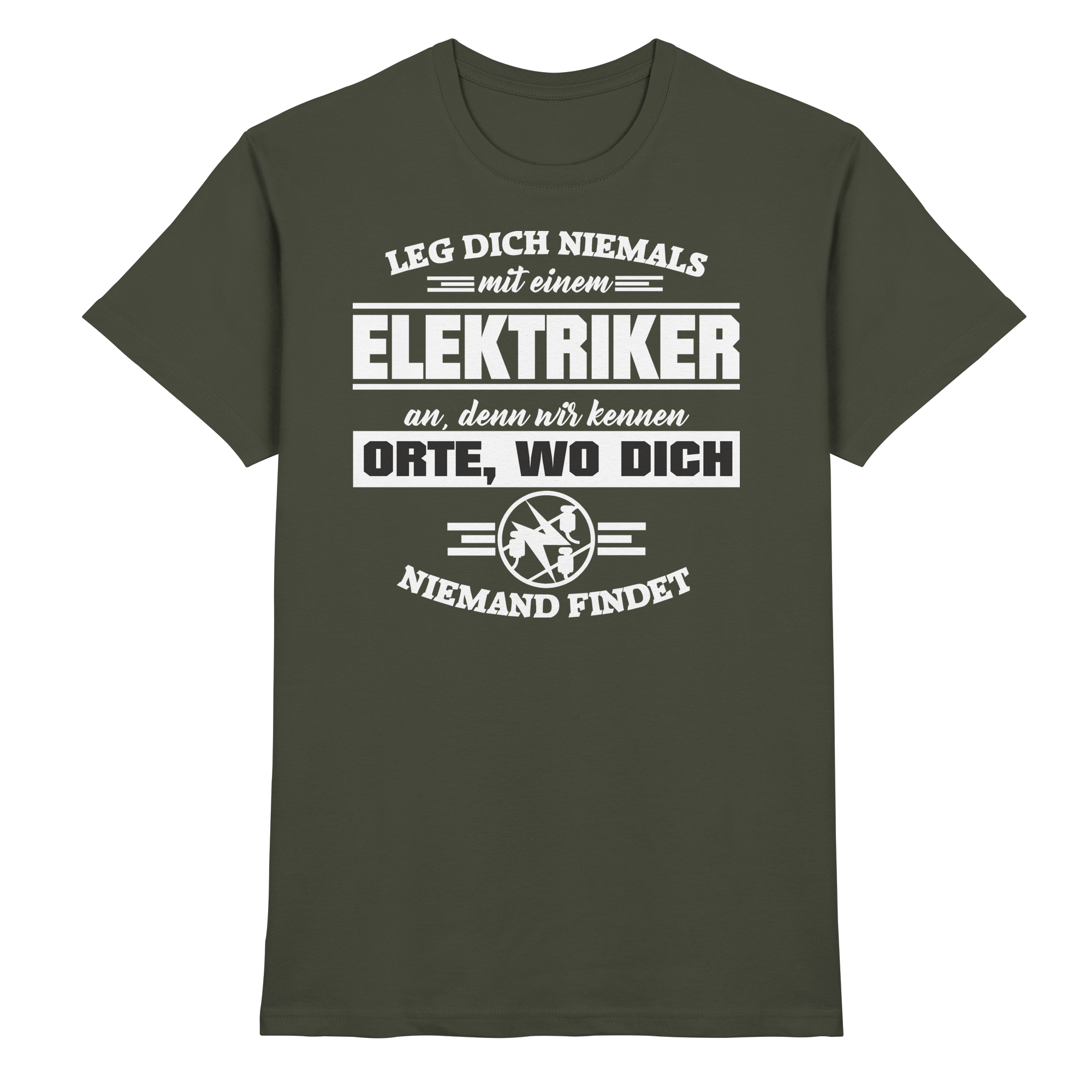 Elektriker Lustige Sprüche Fun - Premium Shirt