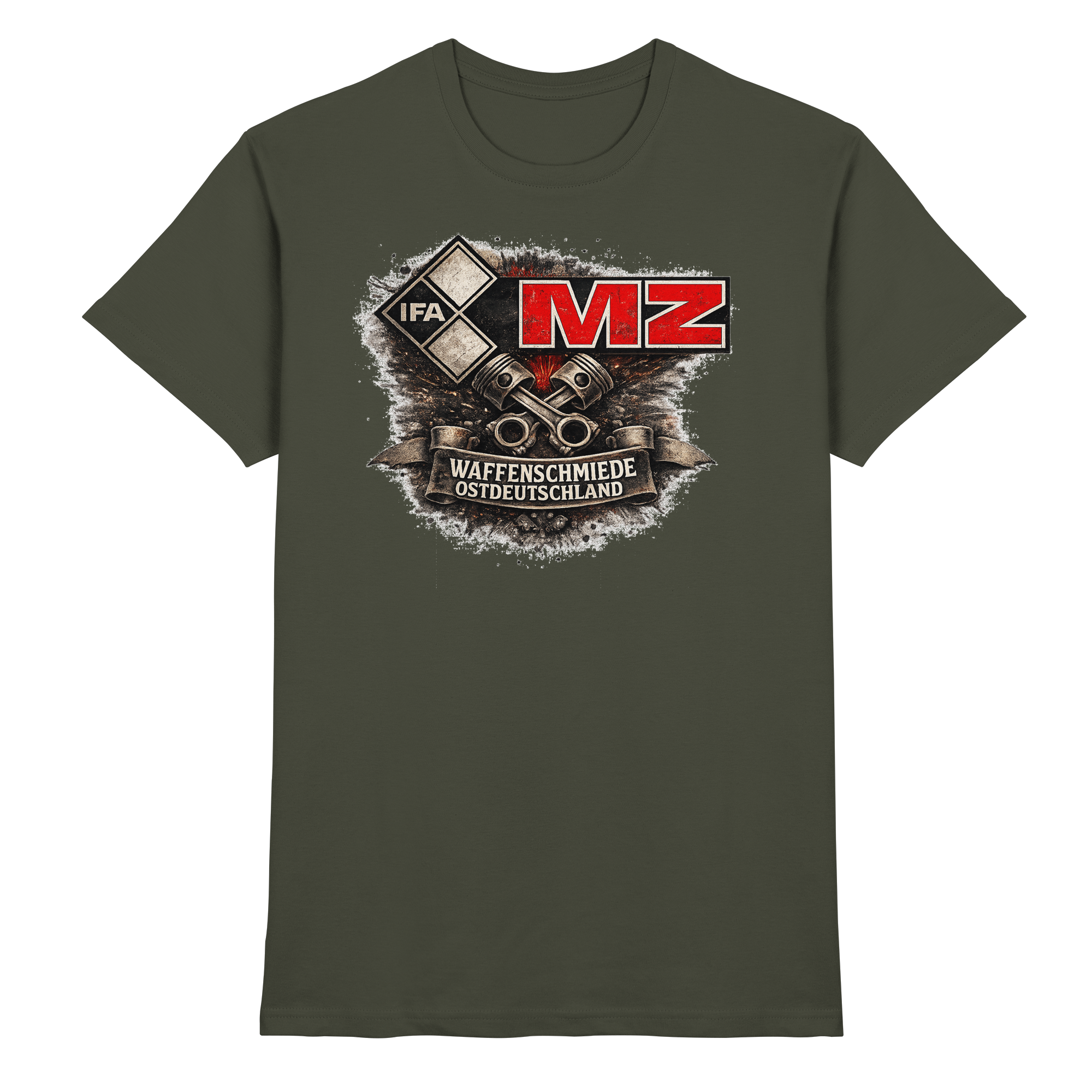 MZ IFA Waffenschmiede Ostdeutschland - Premium Shirt