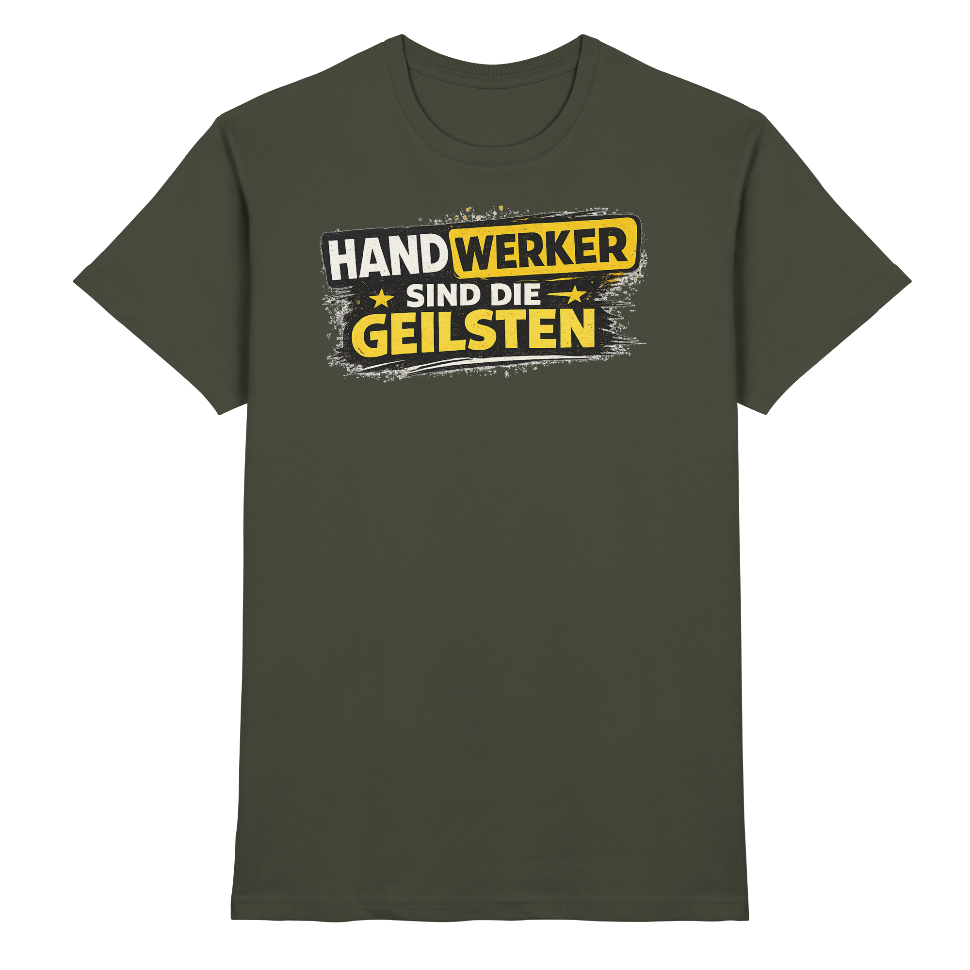 Lustige Sprüche/ HANDWERKER SIND DIE GEILSTEN  - Premium Shirt