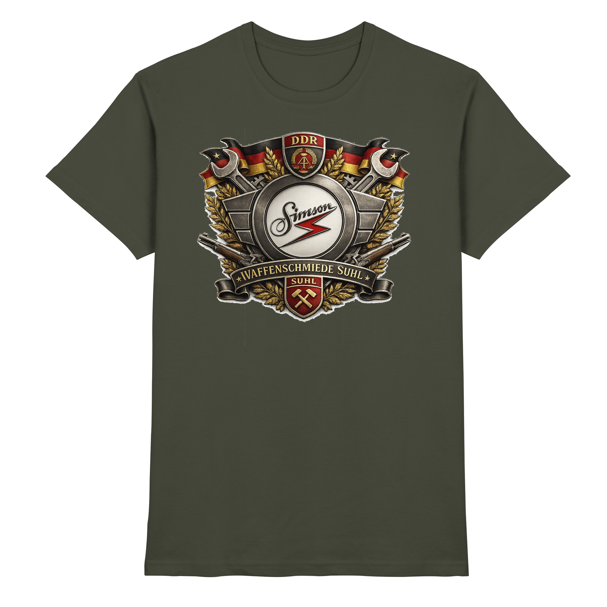 Simson Waffenschmiede Suhl Geschenk - Premium Shirt