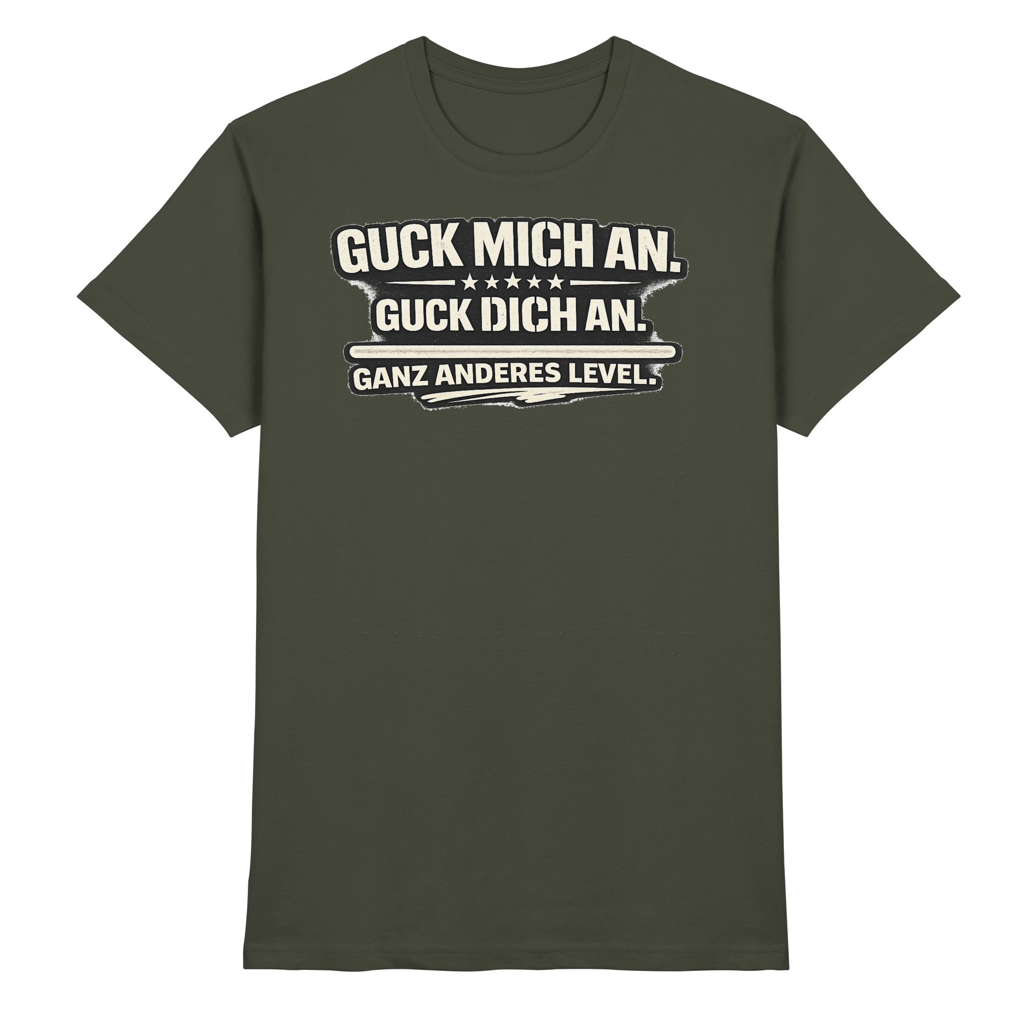 Lustige Sprüche GUCK MICH AN  - Premium Shirt