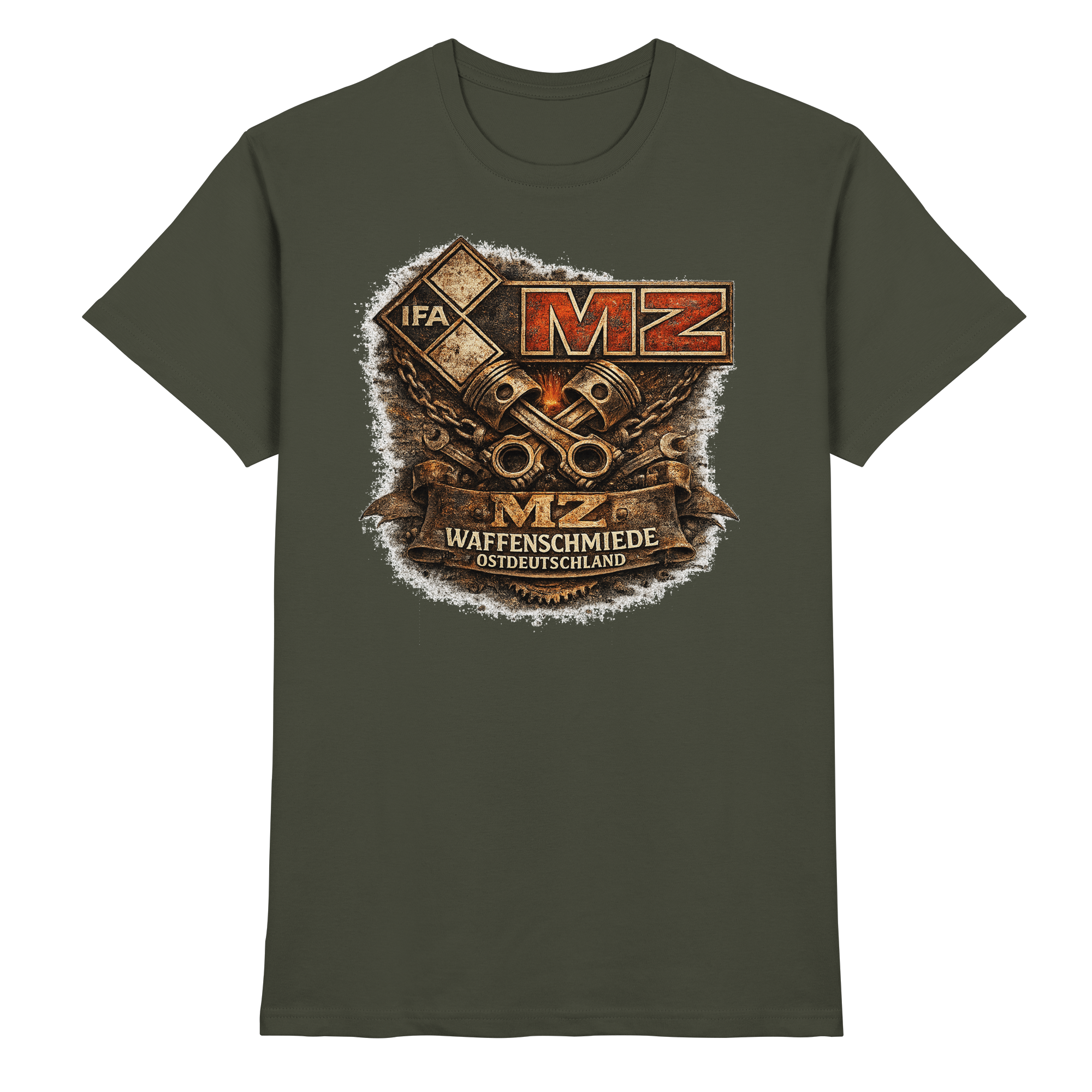 MZ IFA Waffenschmiede Ostdeutschland - Premium Shirt