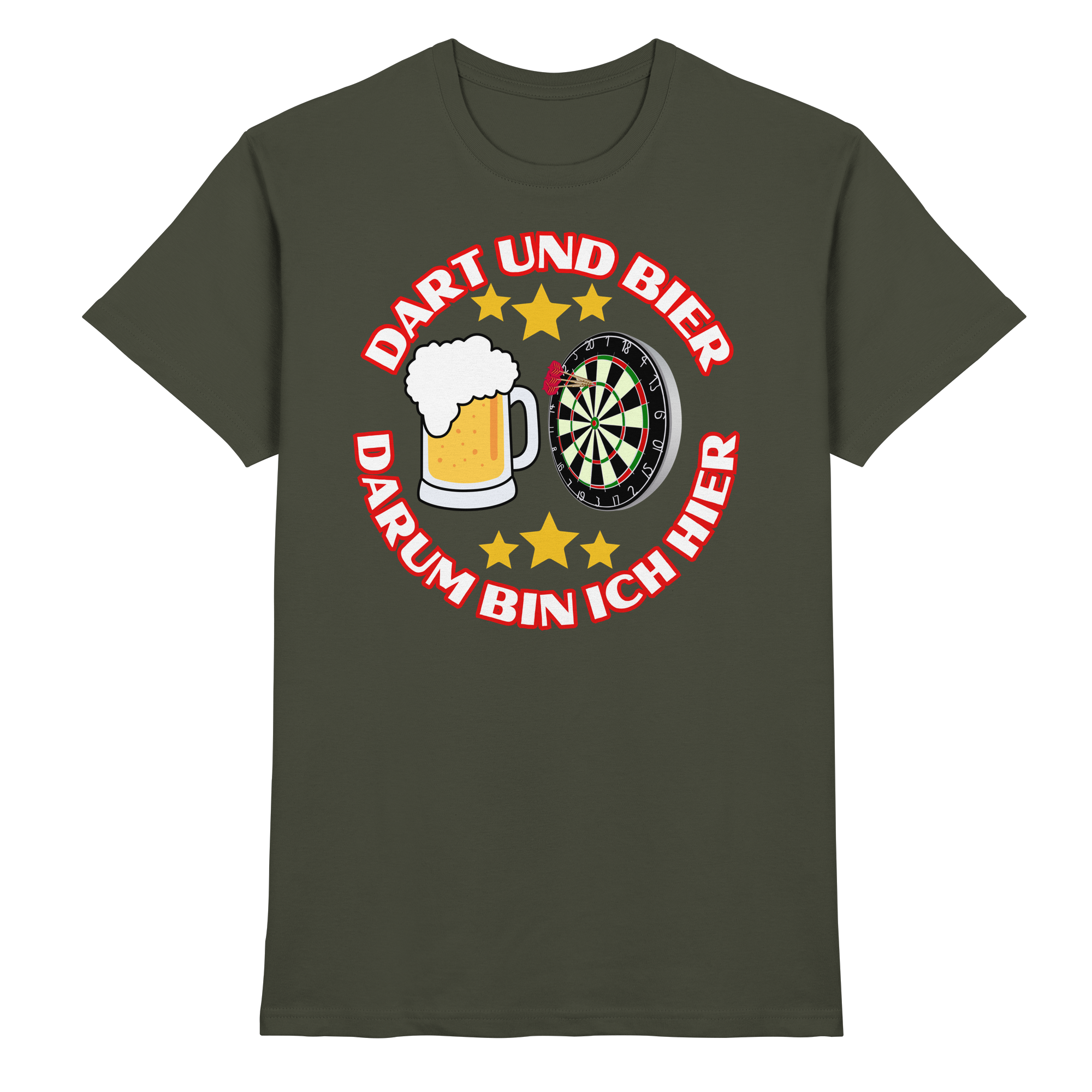 DART UND BIER - Premium Shirt