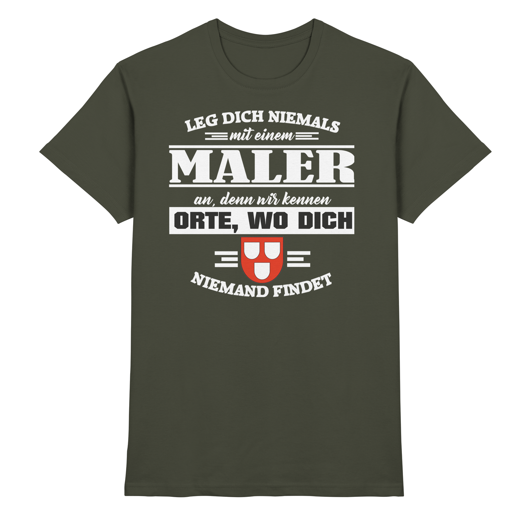 Maler Handwerk Lustige Sprüche - Premium Shirt