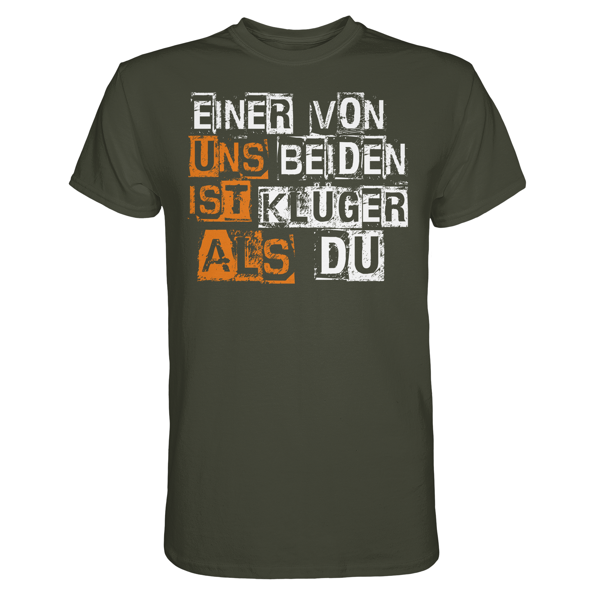 Lustige Sprüche EINER VON UNS BEIDEN - Premium Shirt