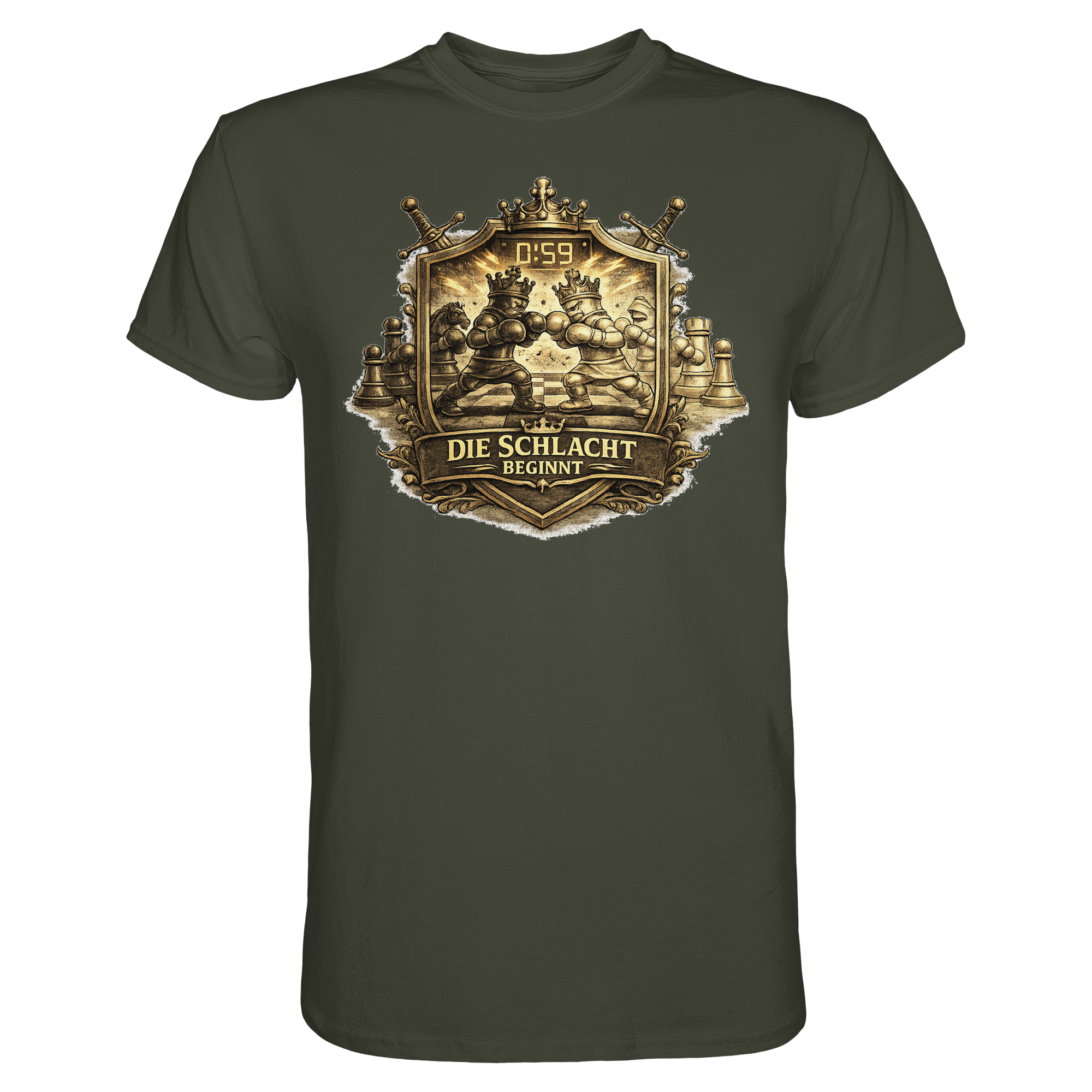 Schach/ DIE SCHLACHT BEGINNT - Premium Shirt
