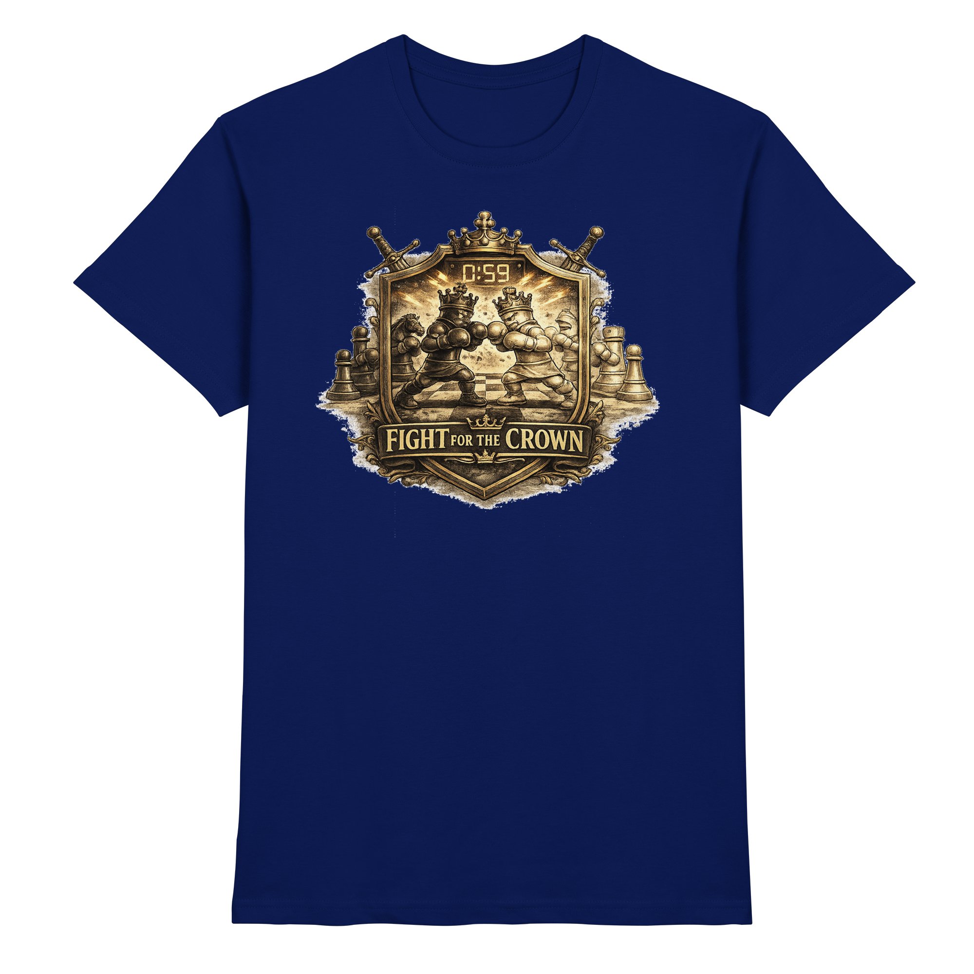 Schach Chess Fight for the Crown - Premium Shirt