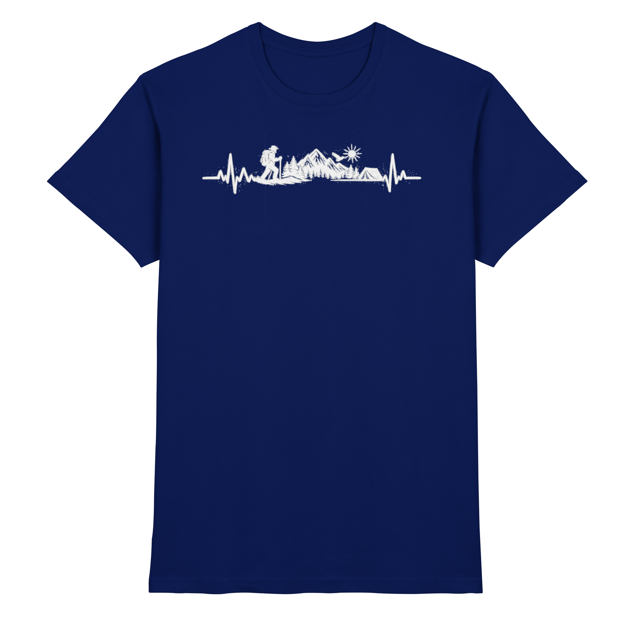 Wandern EKG Geschenk - Premium Shirt