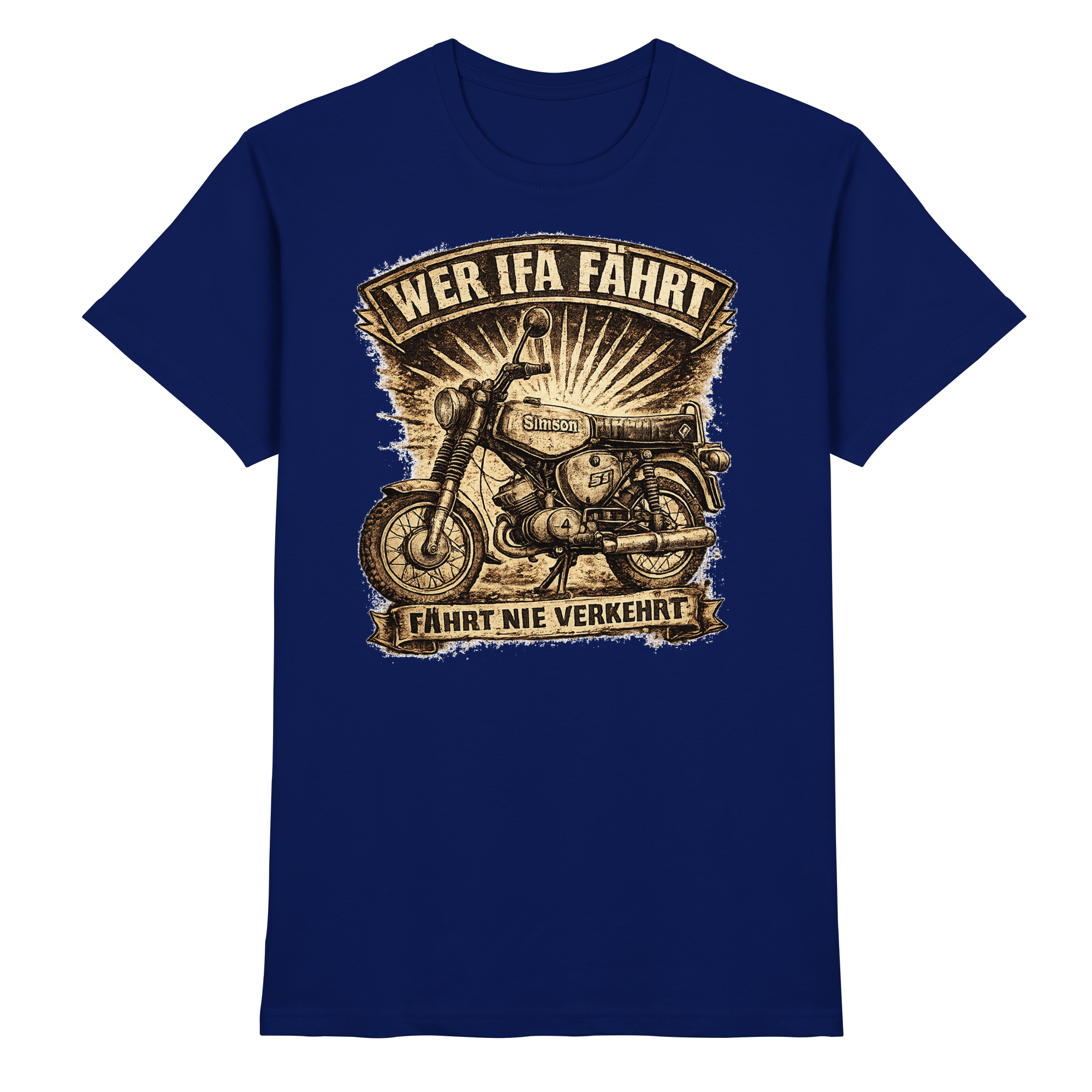 Simson WER IFA FÄHRT - Premium Shirt