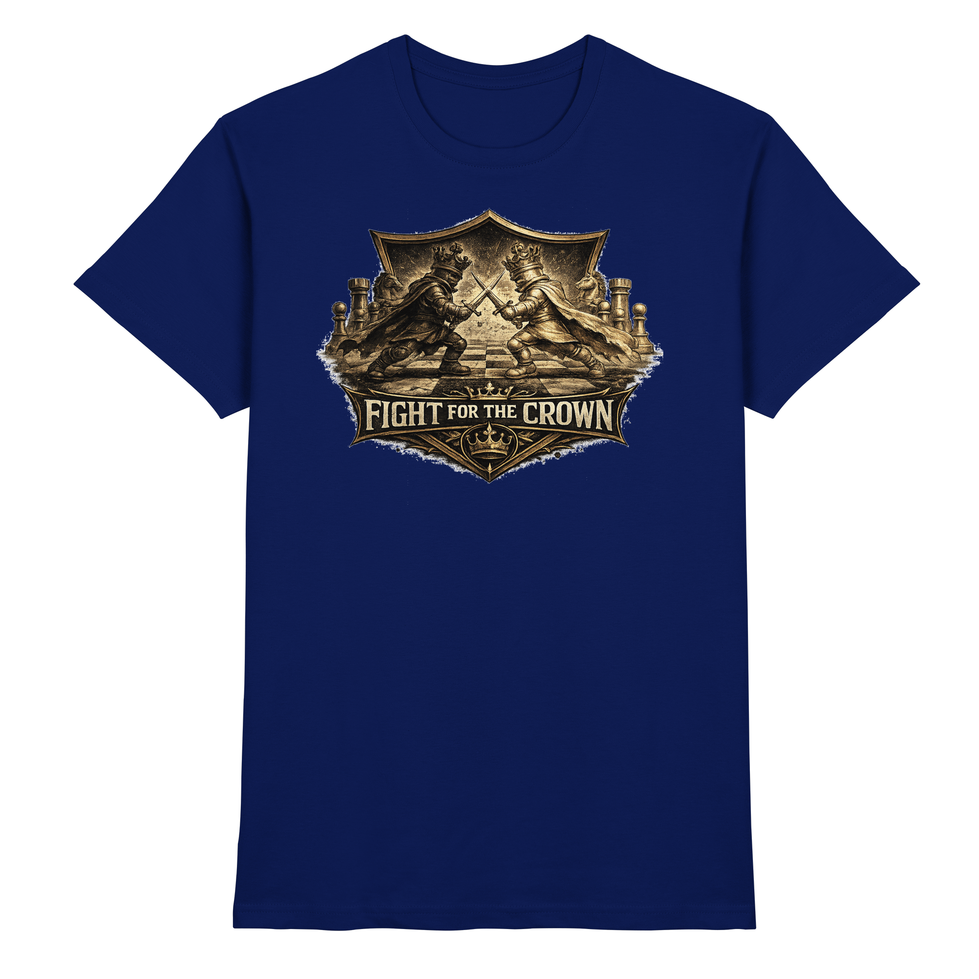 Schach Chess FIGHT FOR THE CROWN - Premium Shirt