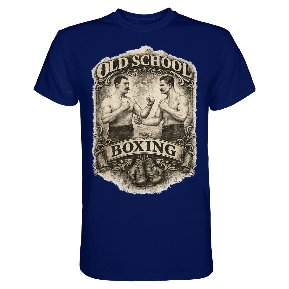 Old School Boxing Boxsport Boxen Geschenk  - Premium Shirt