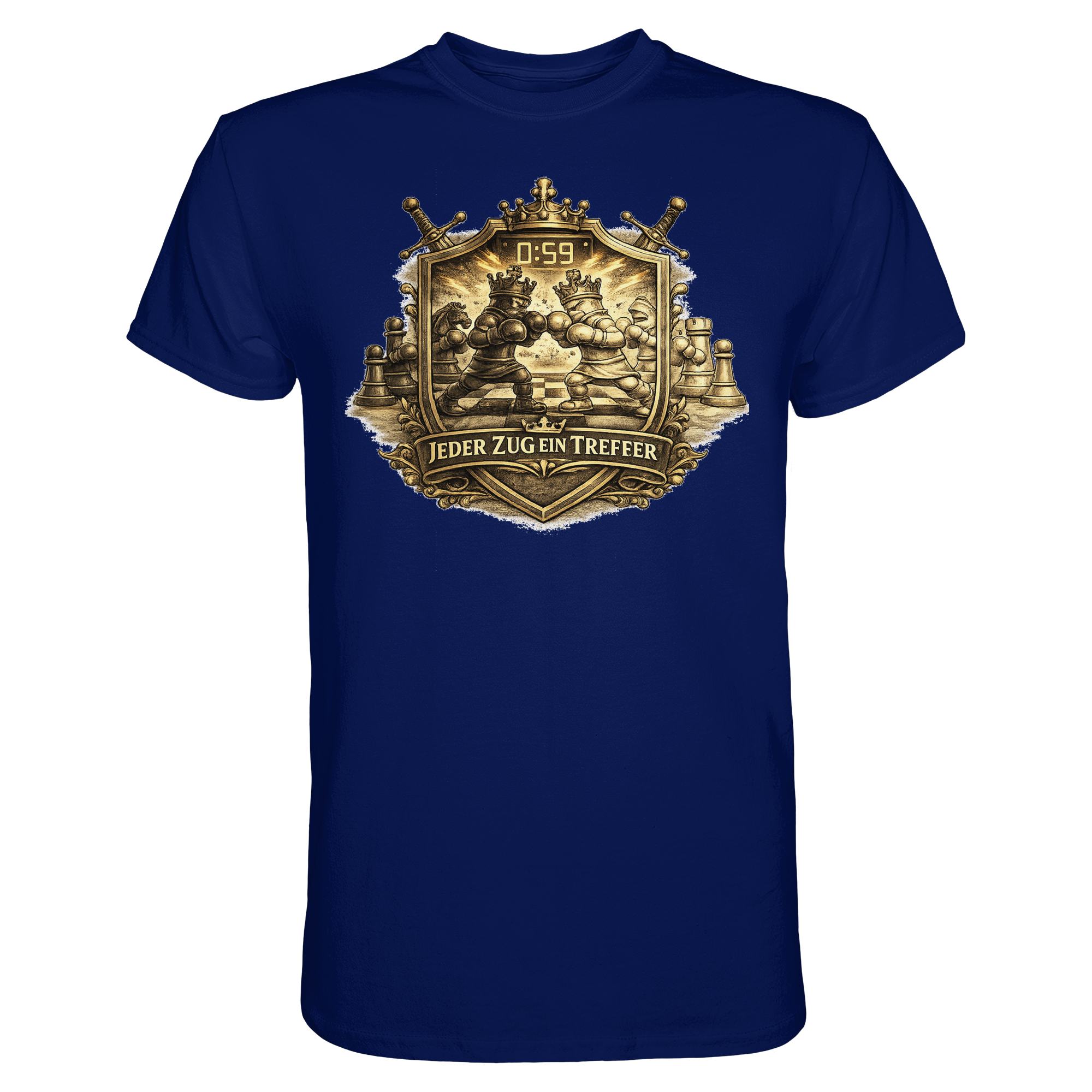 Schach/ JEDER ZUG EIN TREFFER  - Premium Shirt