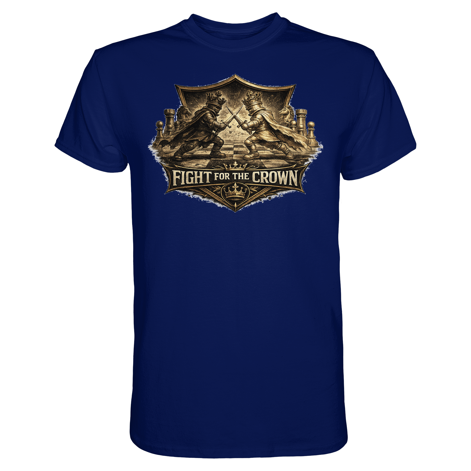 Schach Chess FIGHT FOR THE CROWN - Premium Shirt