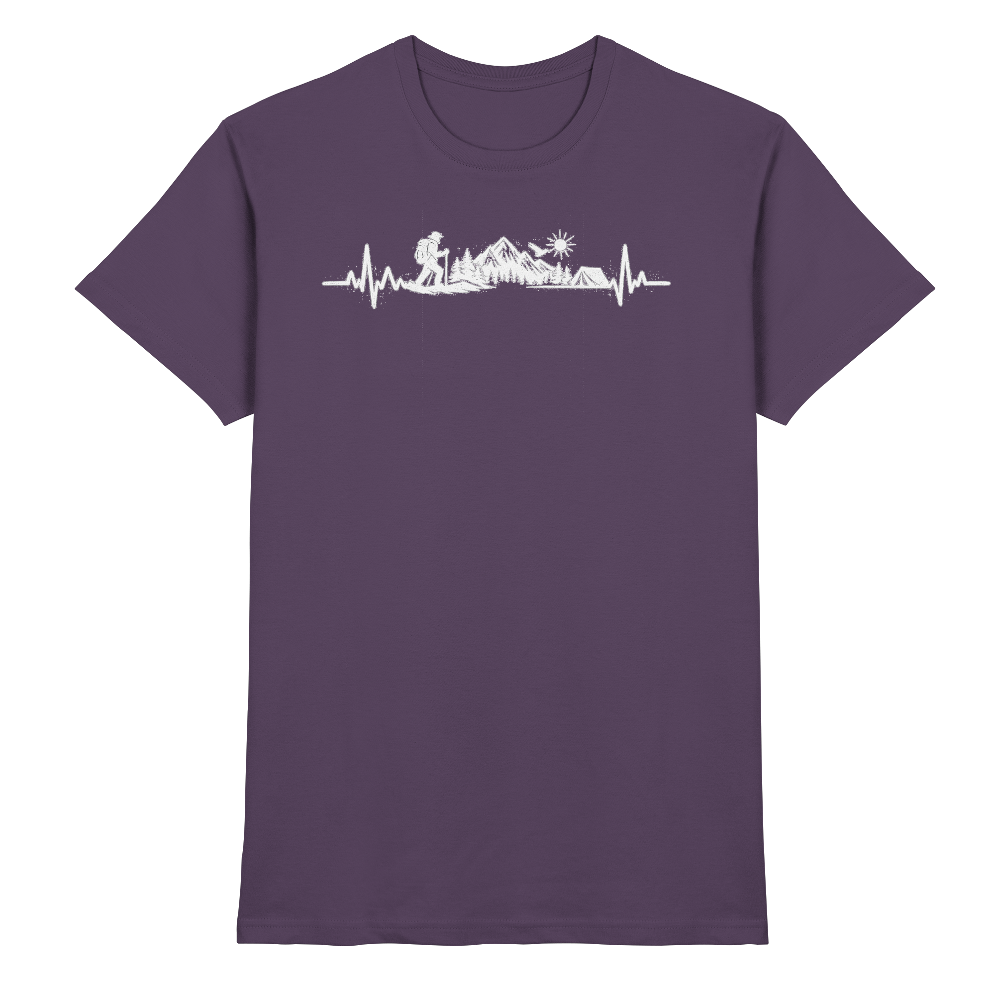 Wandern EKG Geschenk - Premium Shirt