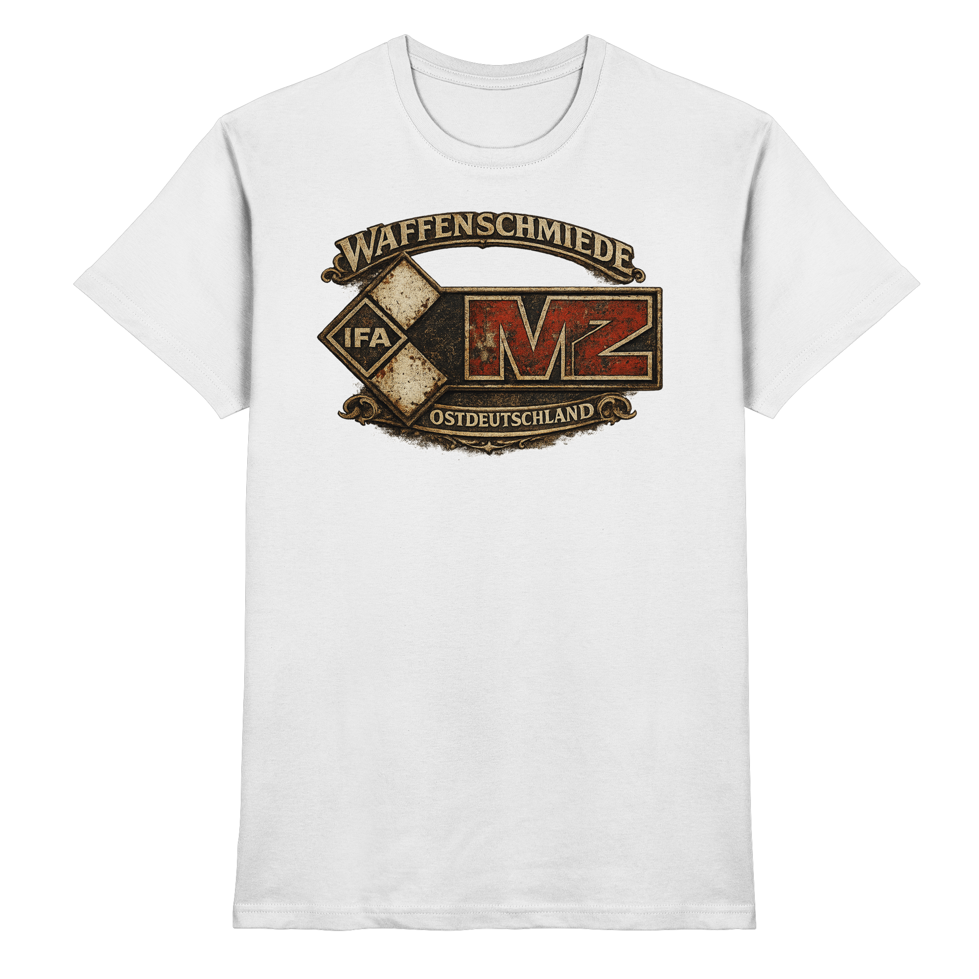 MZ IFA Waffenschmiede Ostdeutschland - Premium Shirt