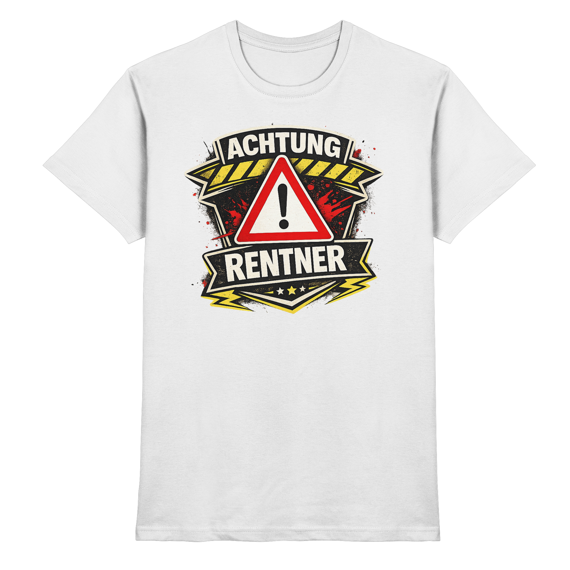 ACHTUNG RENTNER Geschenk - Premium Shirt