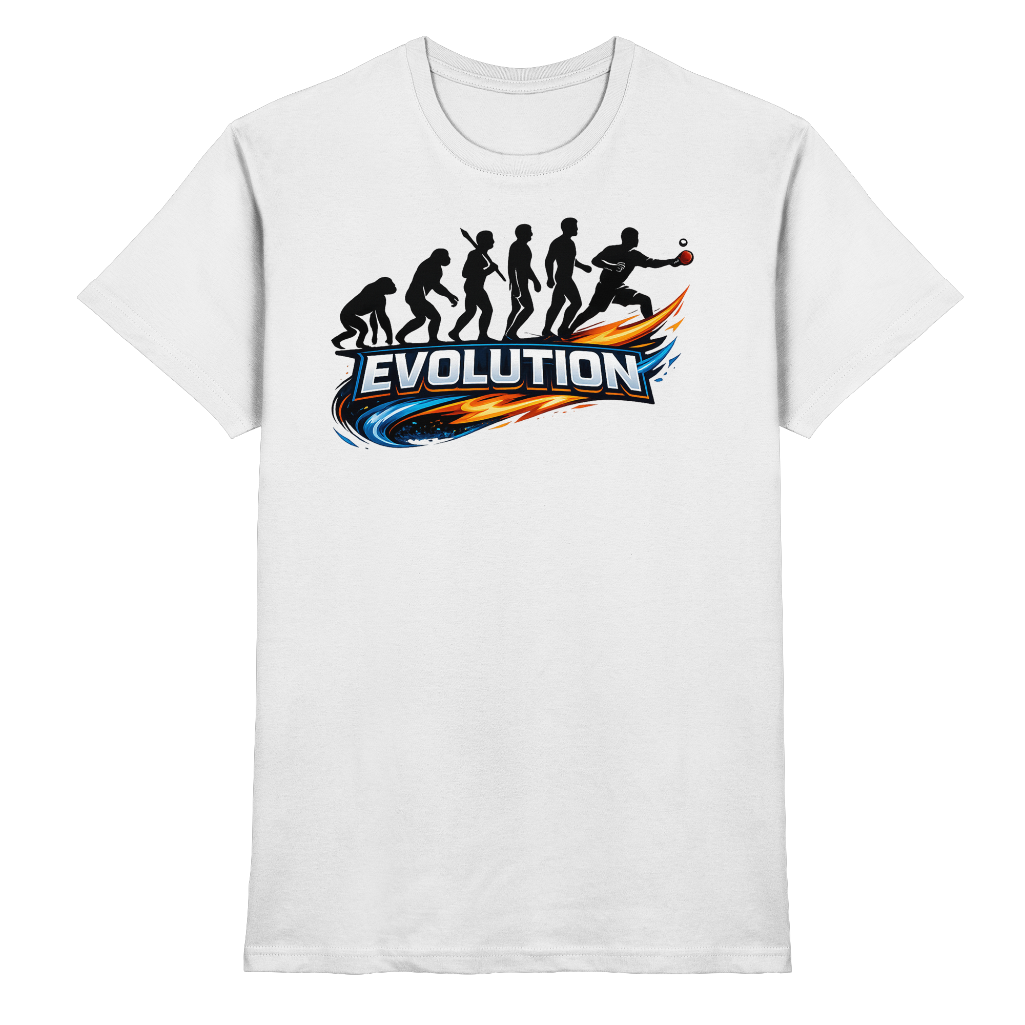 Tischtennis Evolution Sport Geschenk - Premium Shirt