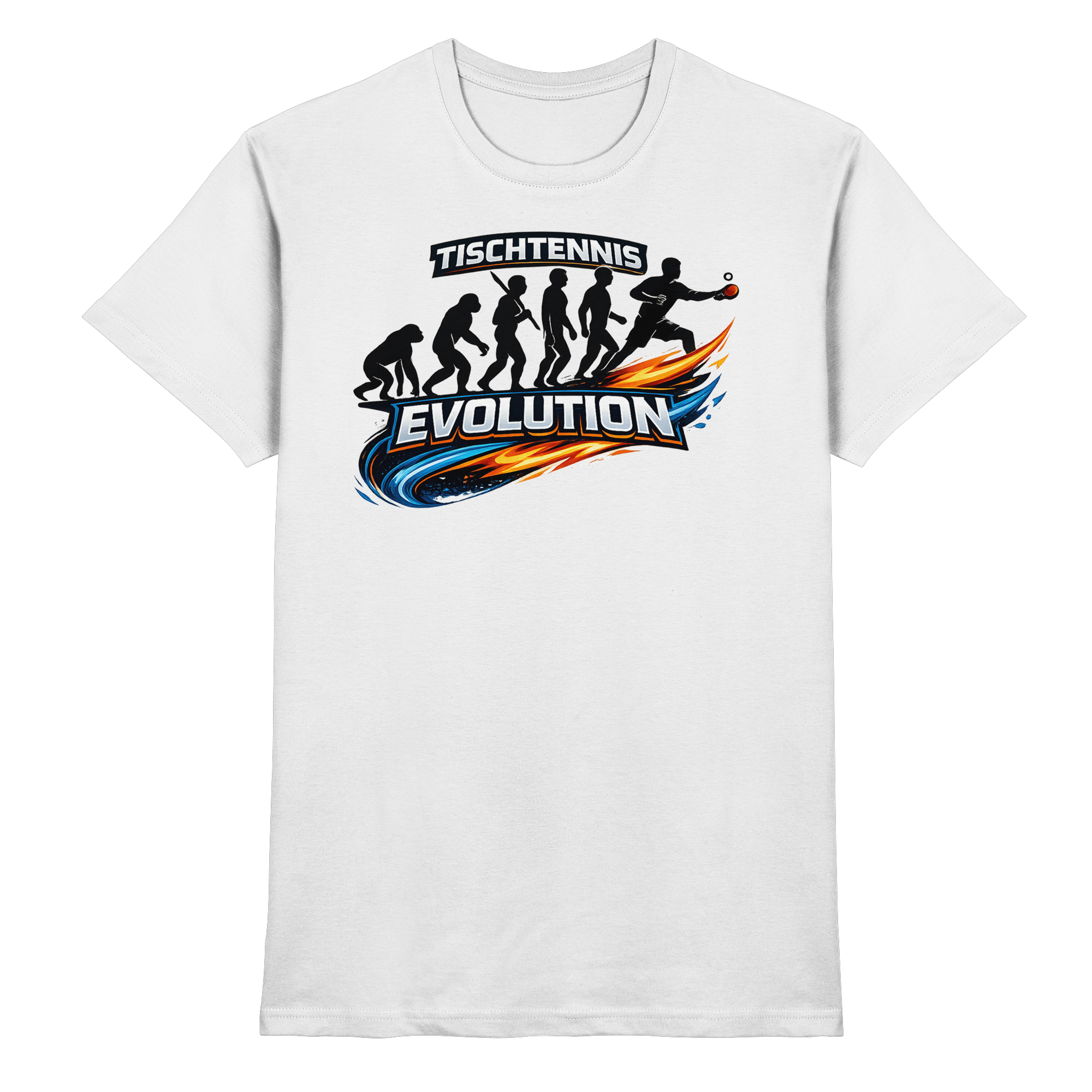 Tischtennis Evolution Sport Geschenk - Premium Shirt
