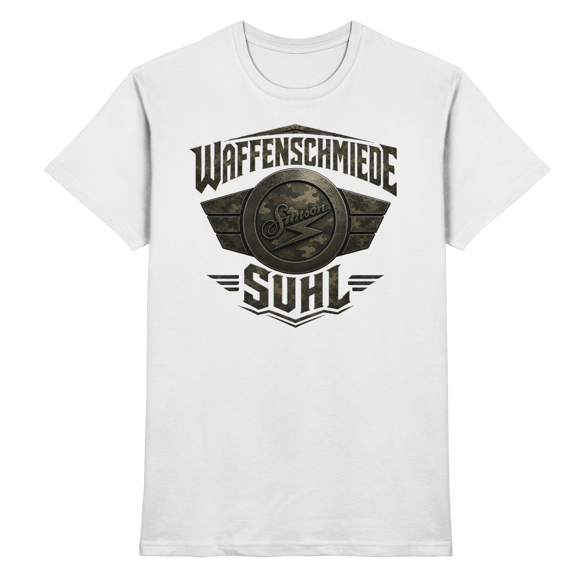 Simson IFA DDR Ostdeutschland Waffenschmiede Suhl Geschenk - Premium Shirt