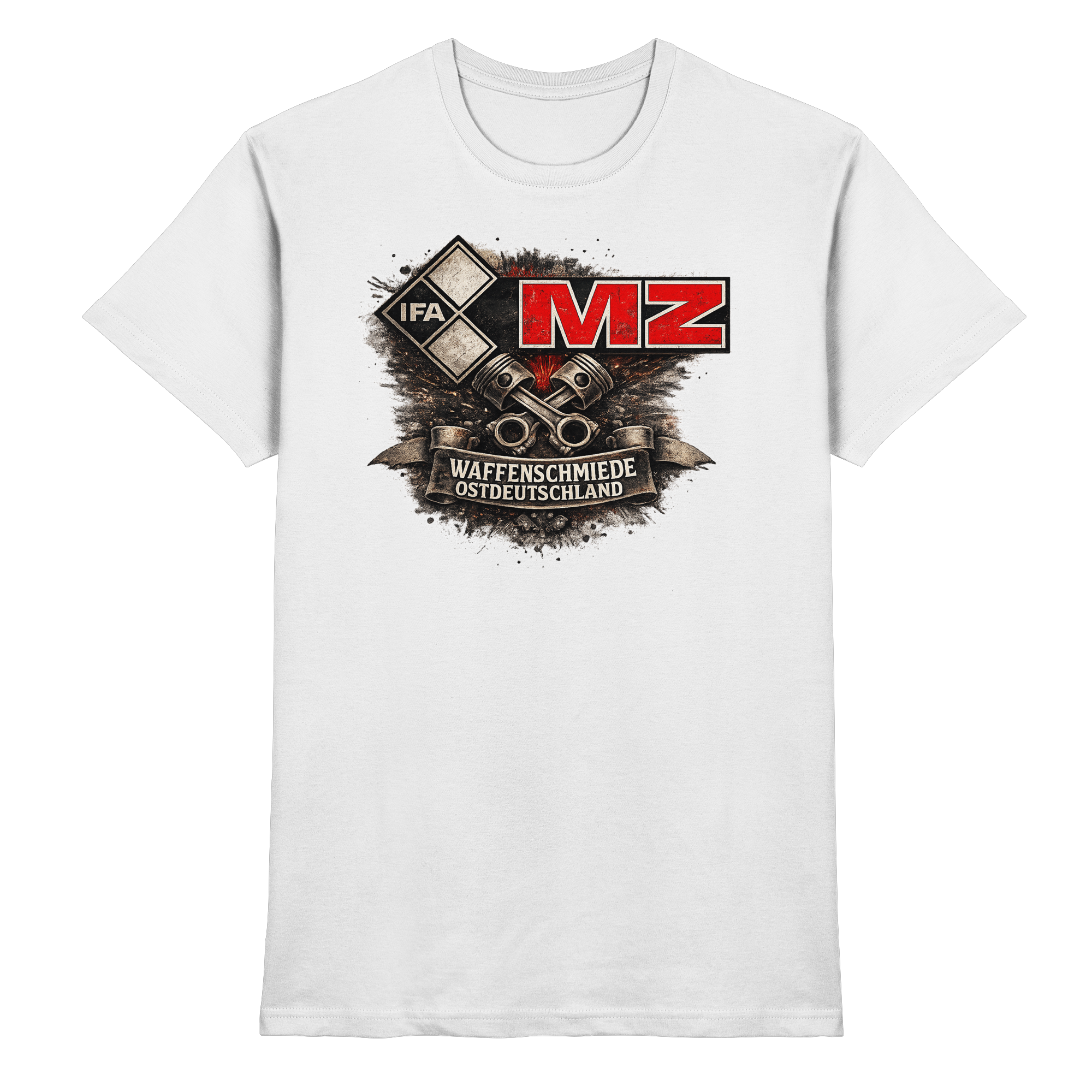 MZ IFA Waffenschmiede Ostdeutschland - Premium Shirt