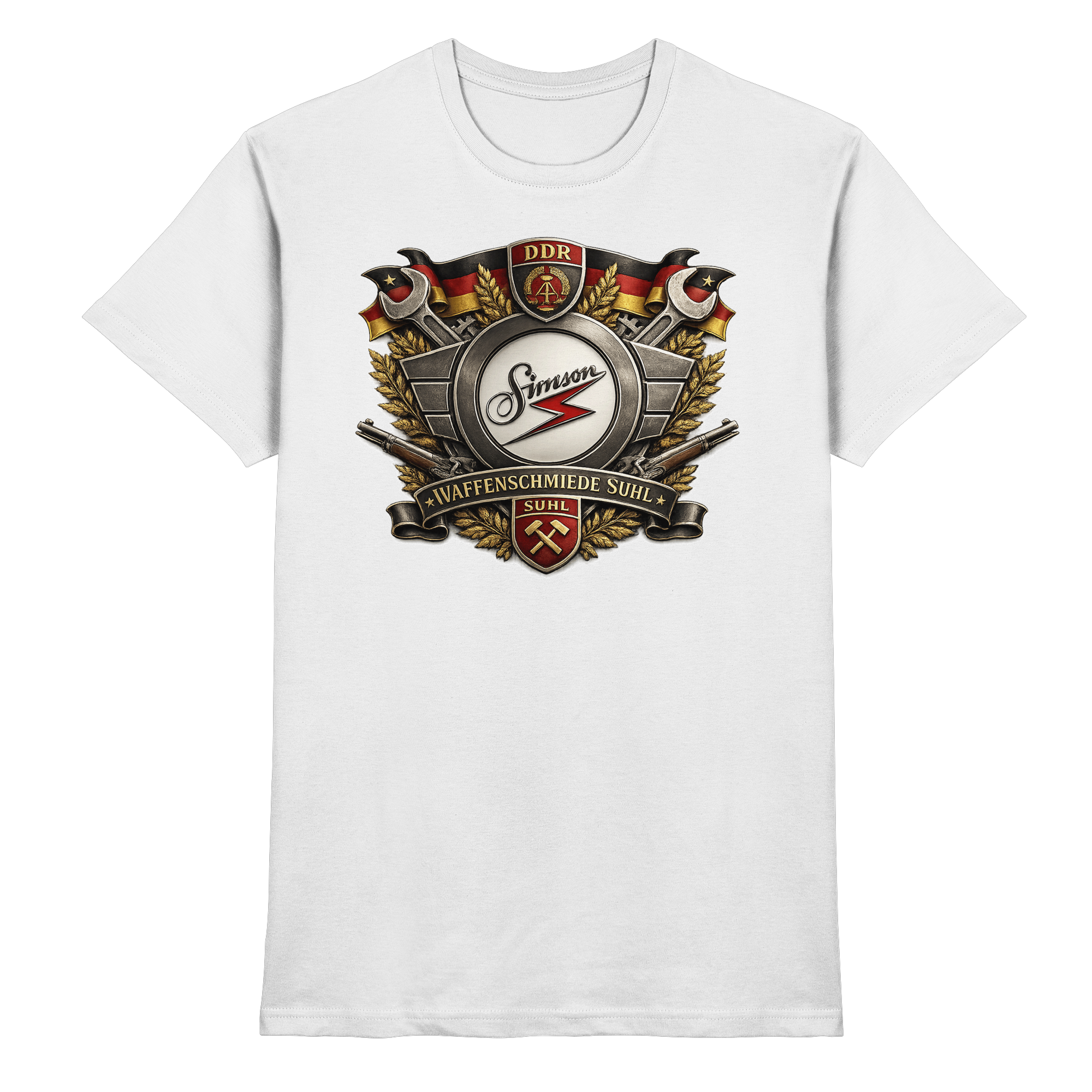 Simson Waffenschmiede Suhl Geschenk - Premium Shirt