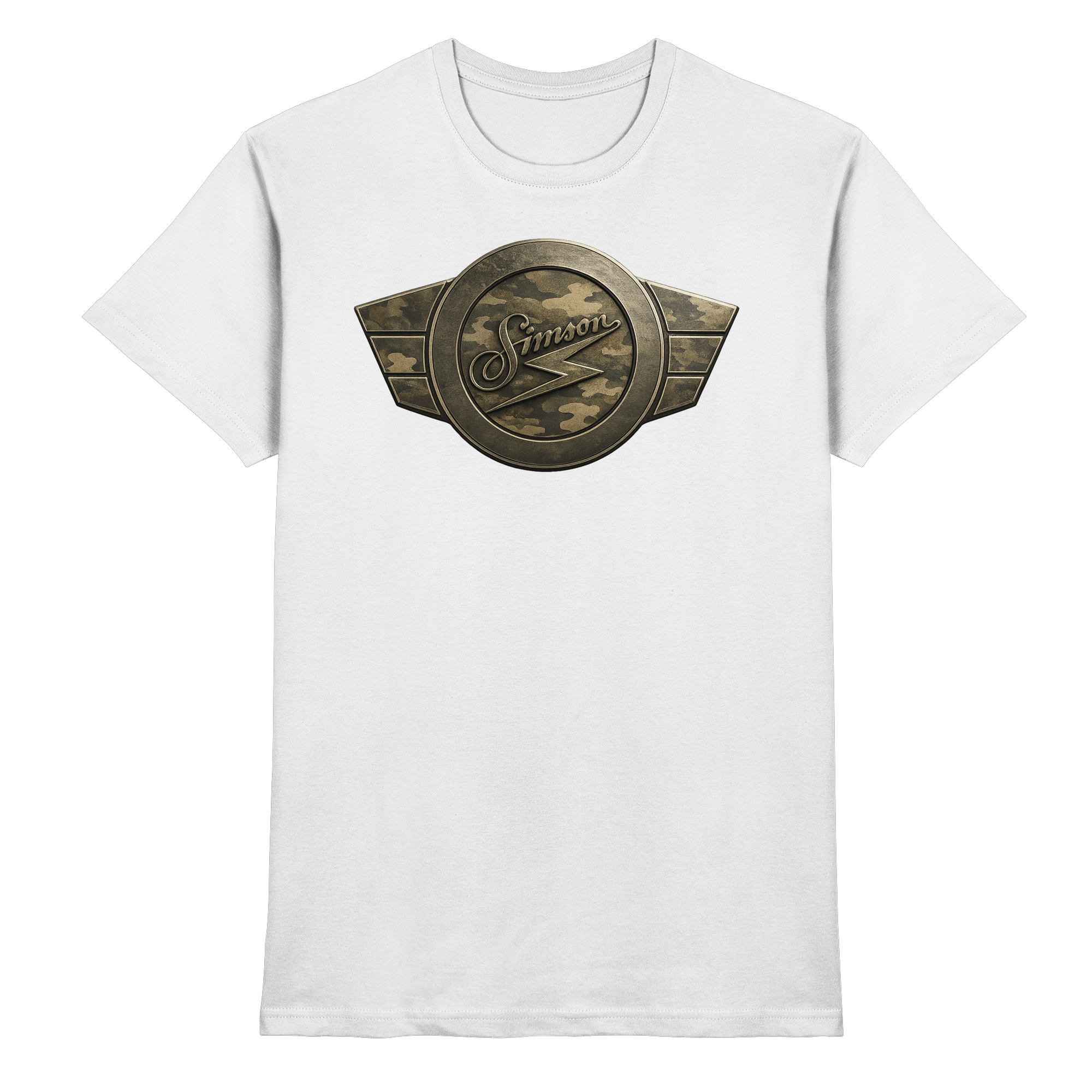 Simson IFA Waffenschmiede Suhl Tarn Geschenk Kult - Premium Shirt