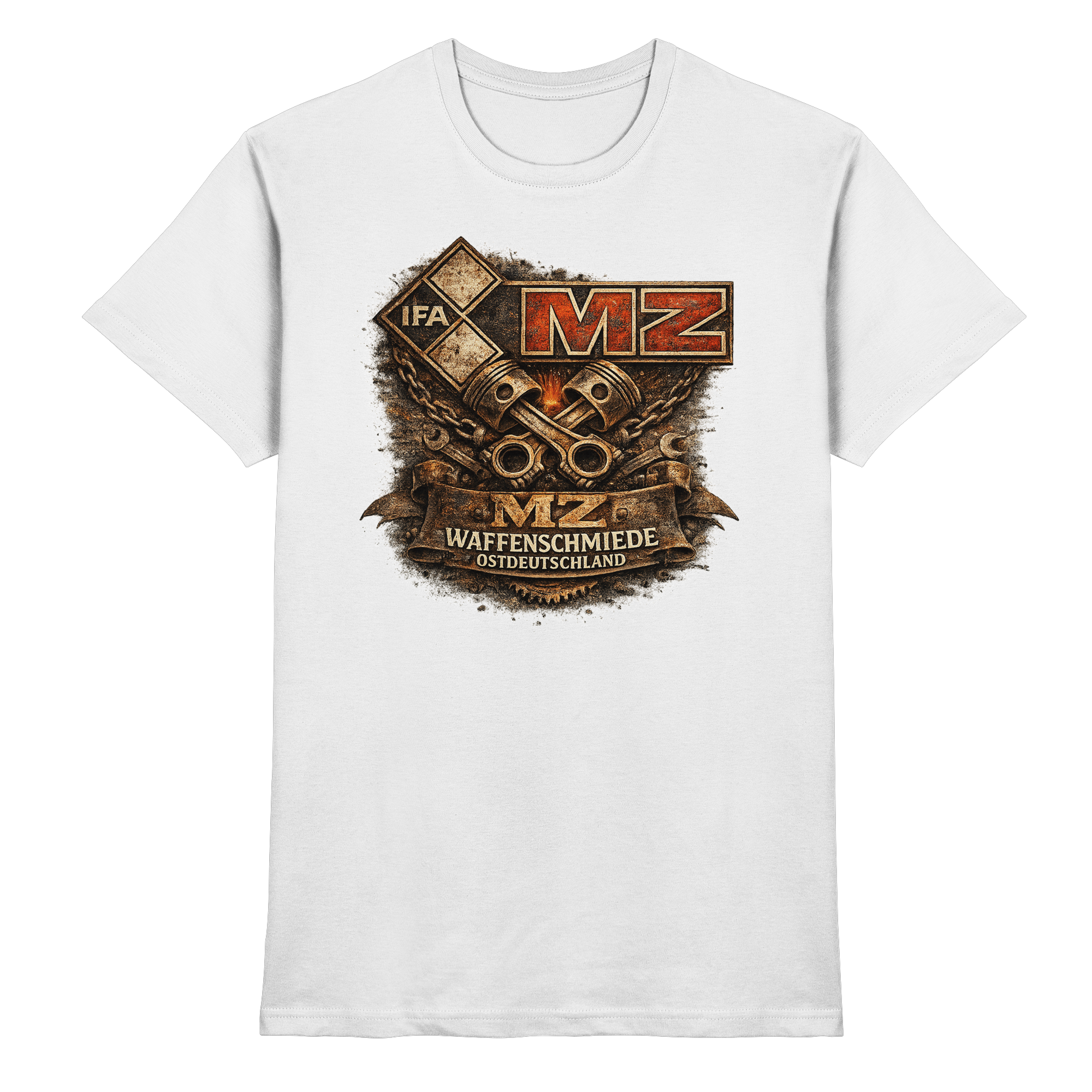 MZ IFA Waffenschmiede Ostdeutschland - Premium Shirt