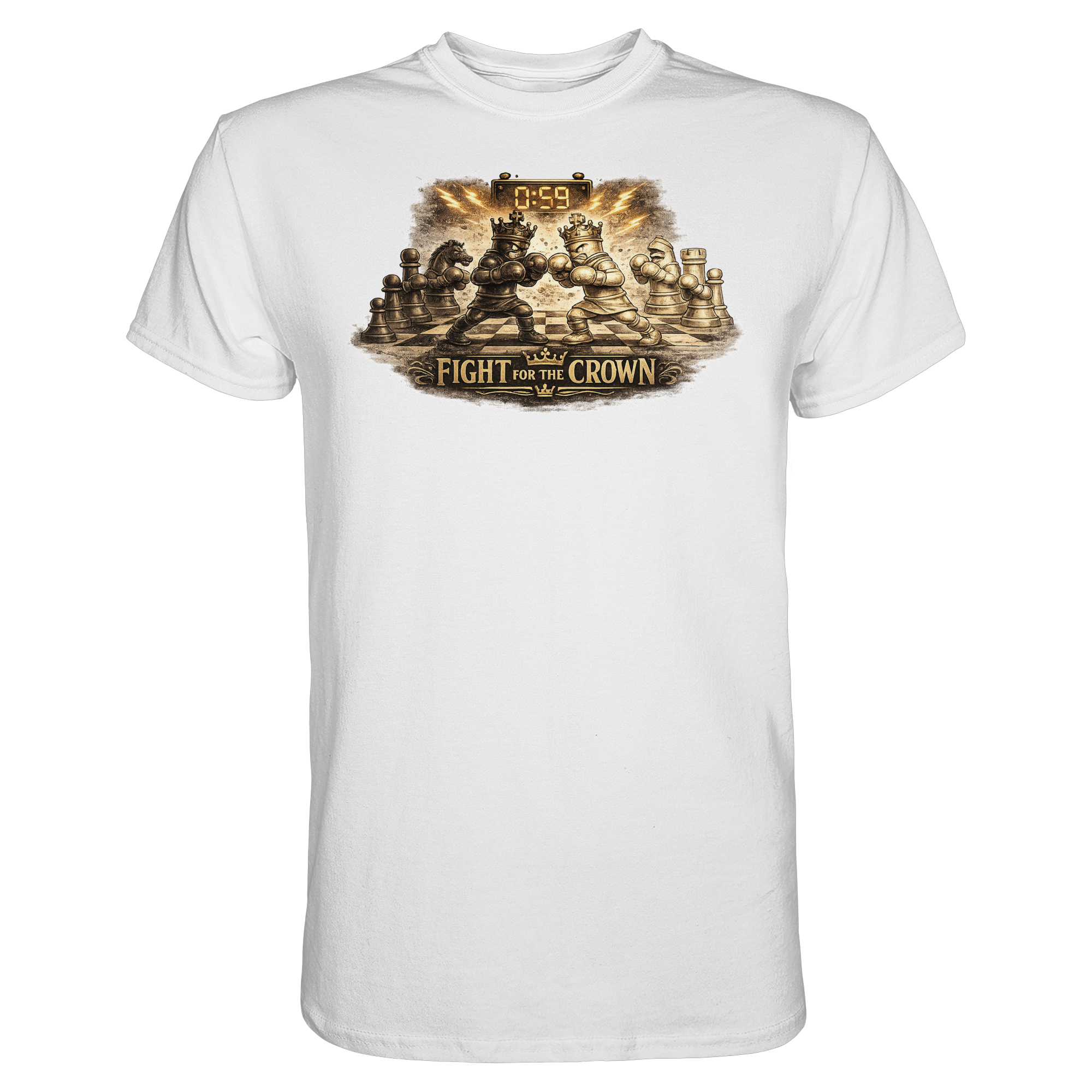 Schach/ FIGHT FOR THE CROWN - Premium Shirt