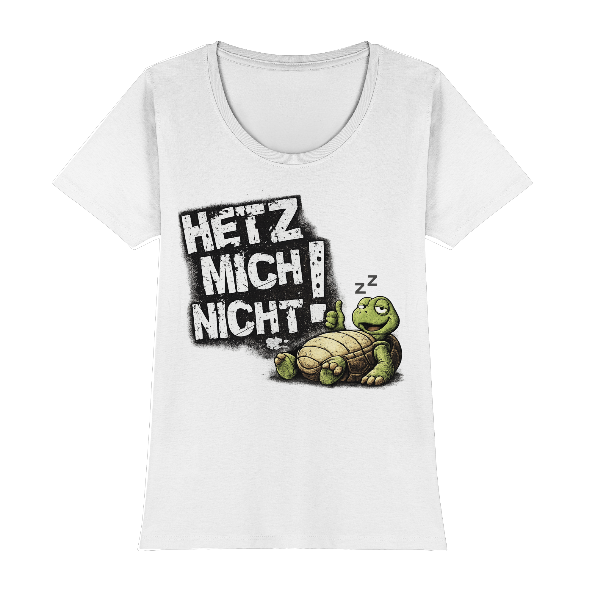Lustige Sprüche HETZ MICH NICHT - Frauen Premium Classic T-Shirt